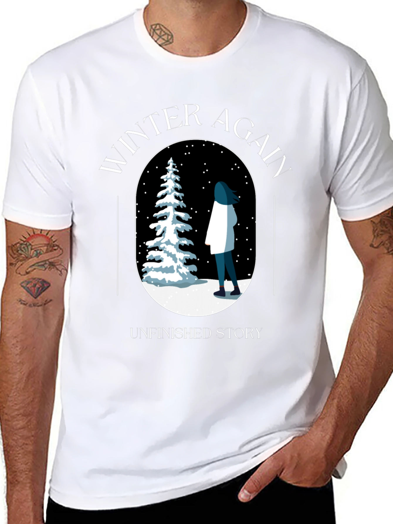 Winter Again T-Shirt - Unfinished Story Design