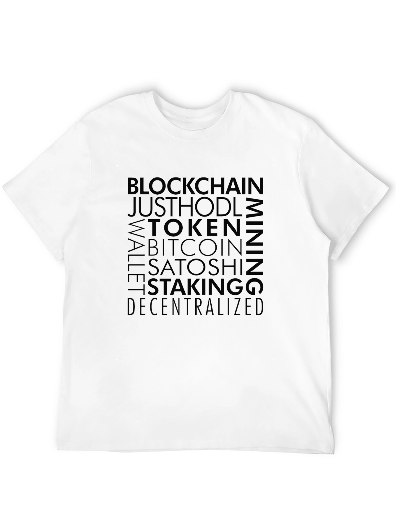 Crypto T-Shirt - Blockchain Bitcoin Design