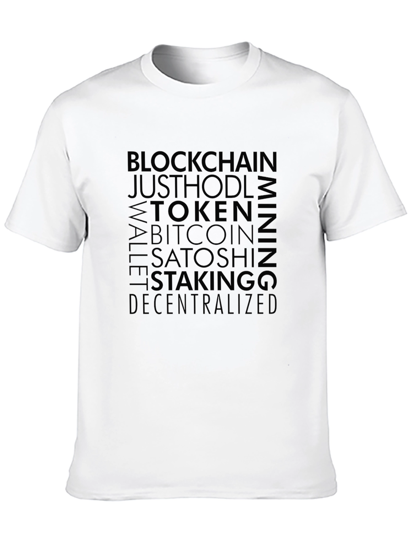 Crypto T-Shirt - Blockchain Bitcoin Design