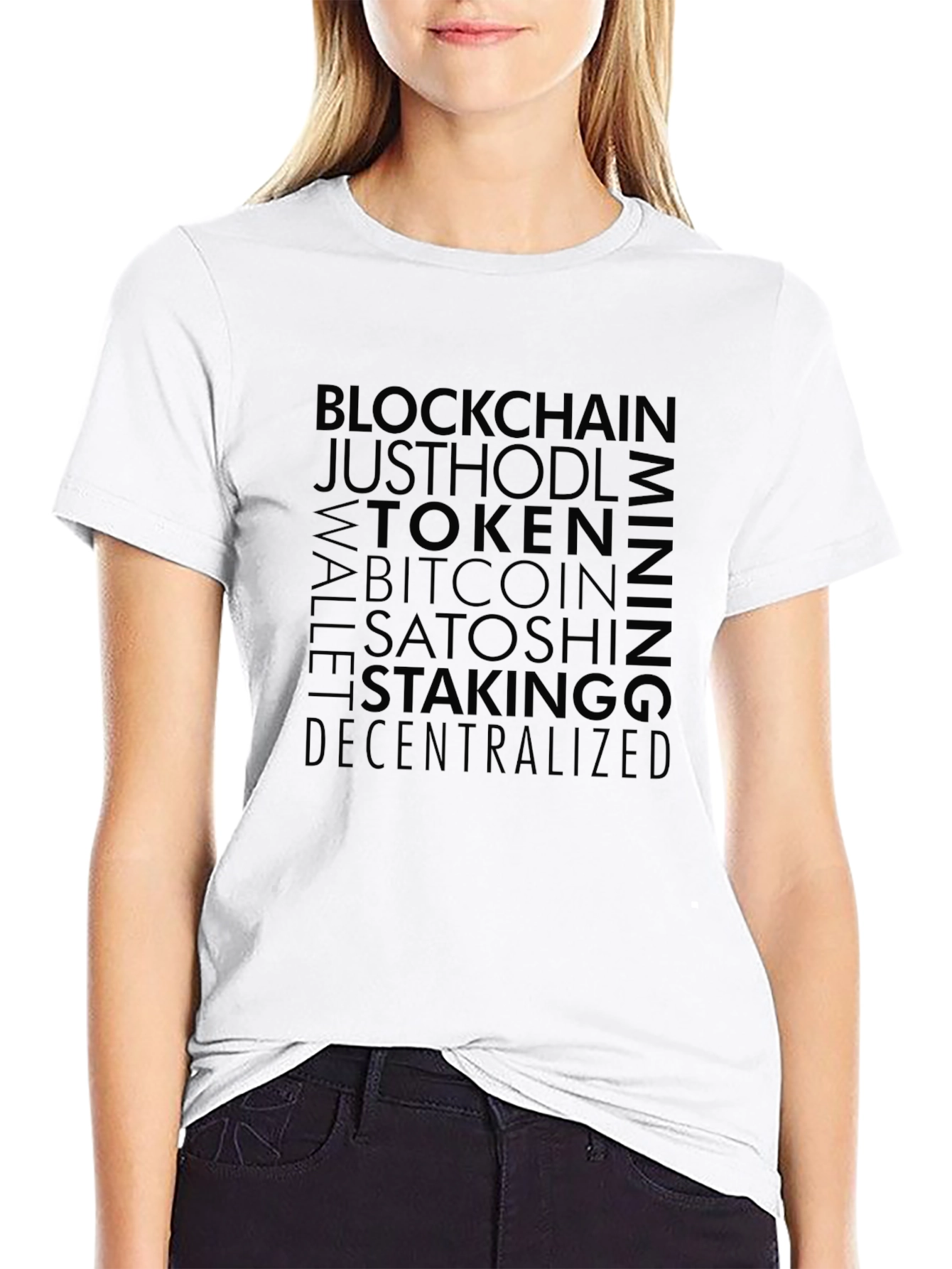 Crypto T-Shirt - Blockchain Bitcoin Design