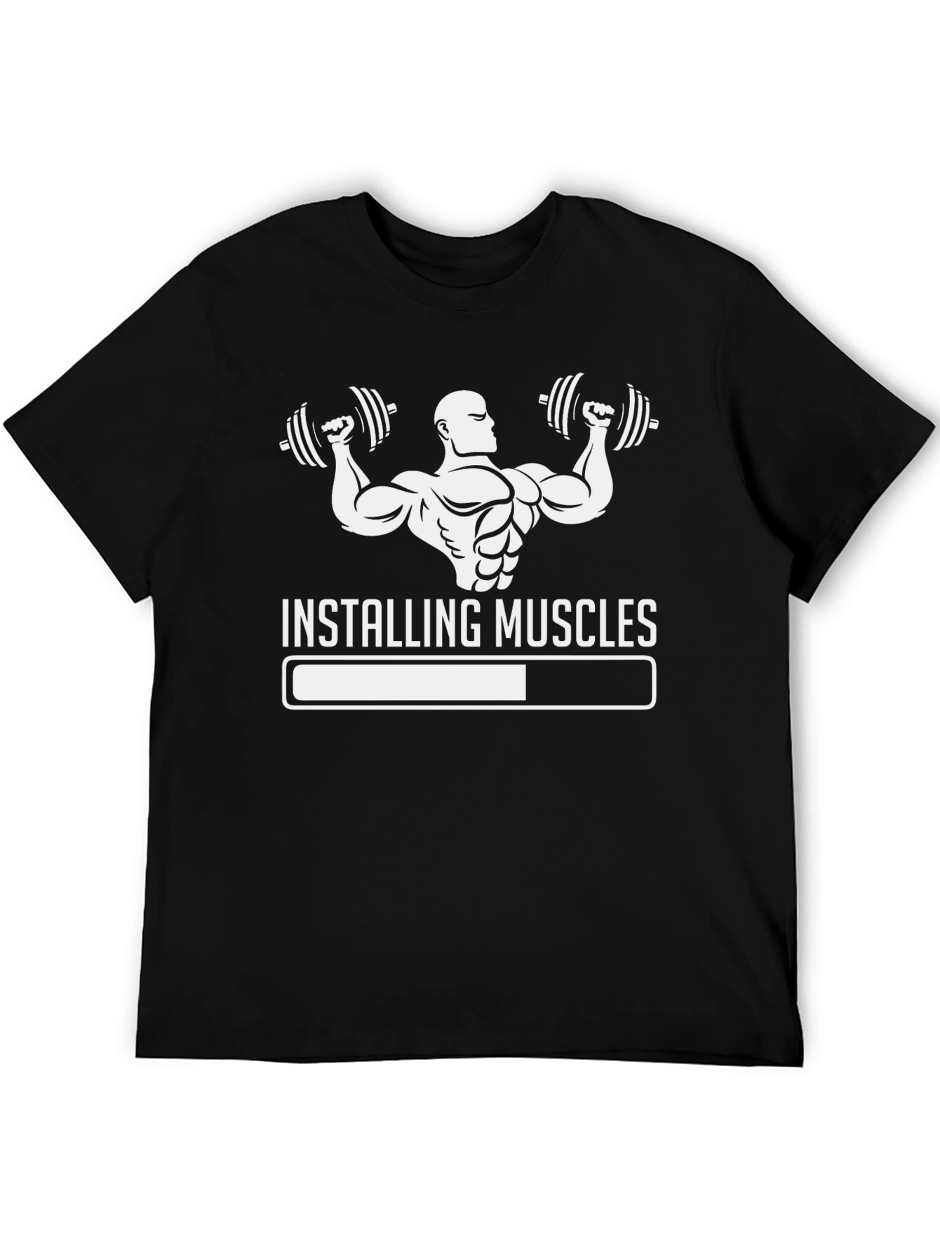 Installing Muscles Graphic T-Shirt - Gym & Fitness Apparel