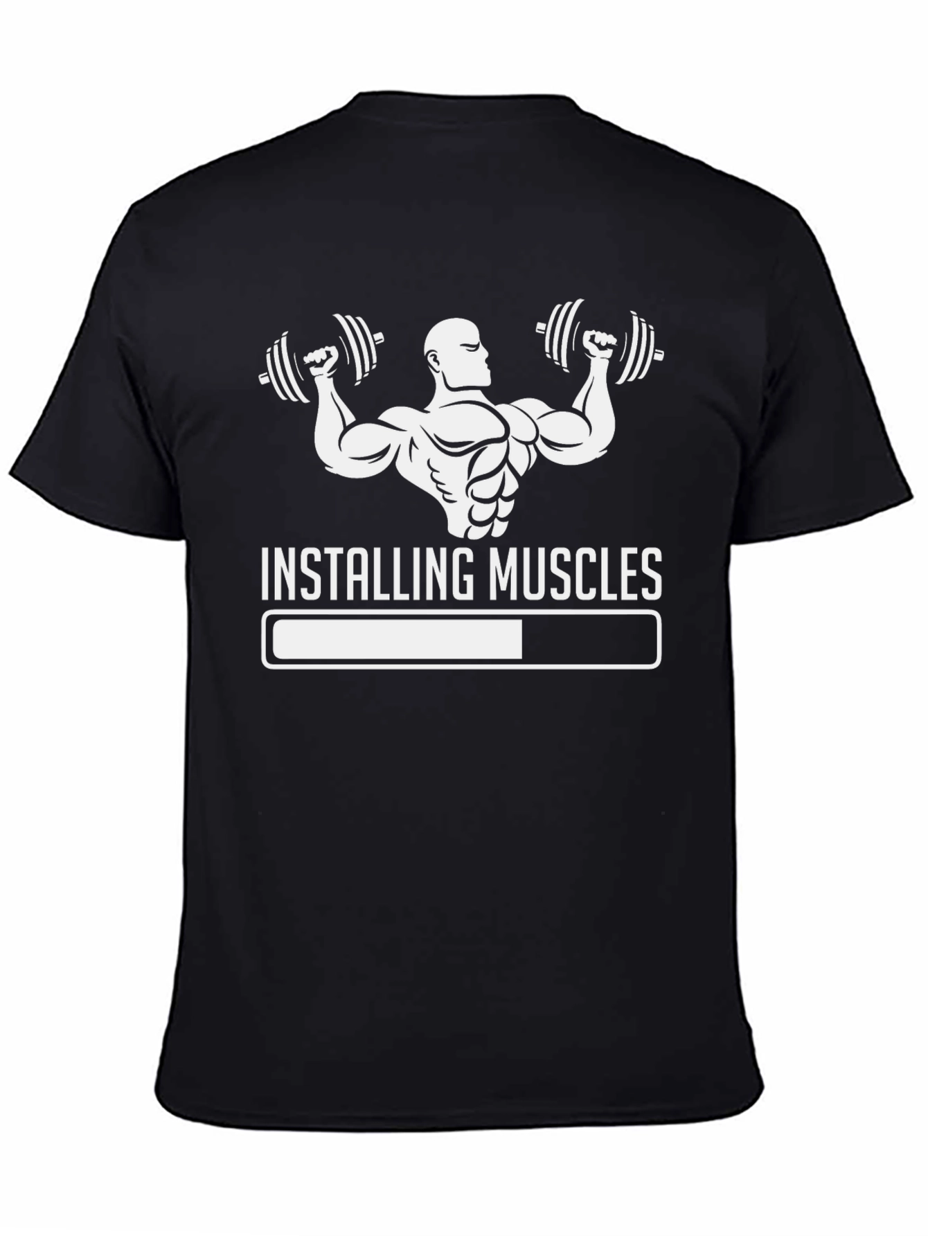 Installing Muscles Graphic T-Shirt - Gym & Fitness Apparel