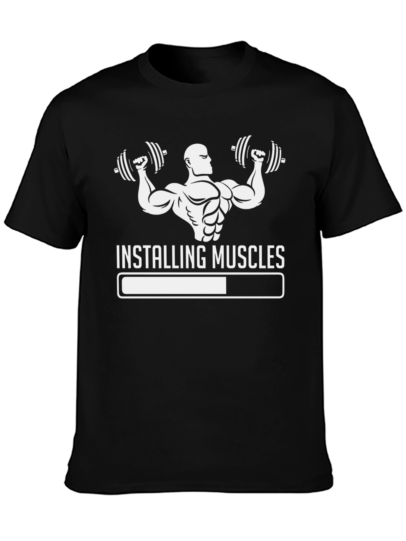 Installing Muscles Graphic T-Shirt - Gym & Fitness Apparel