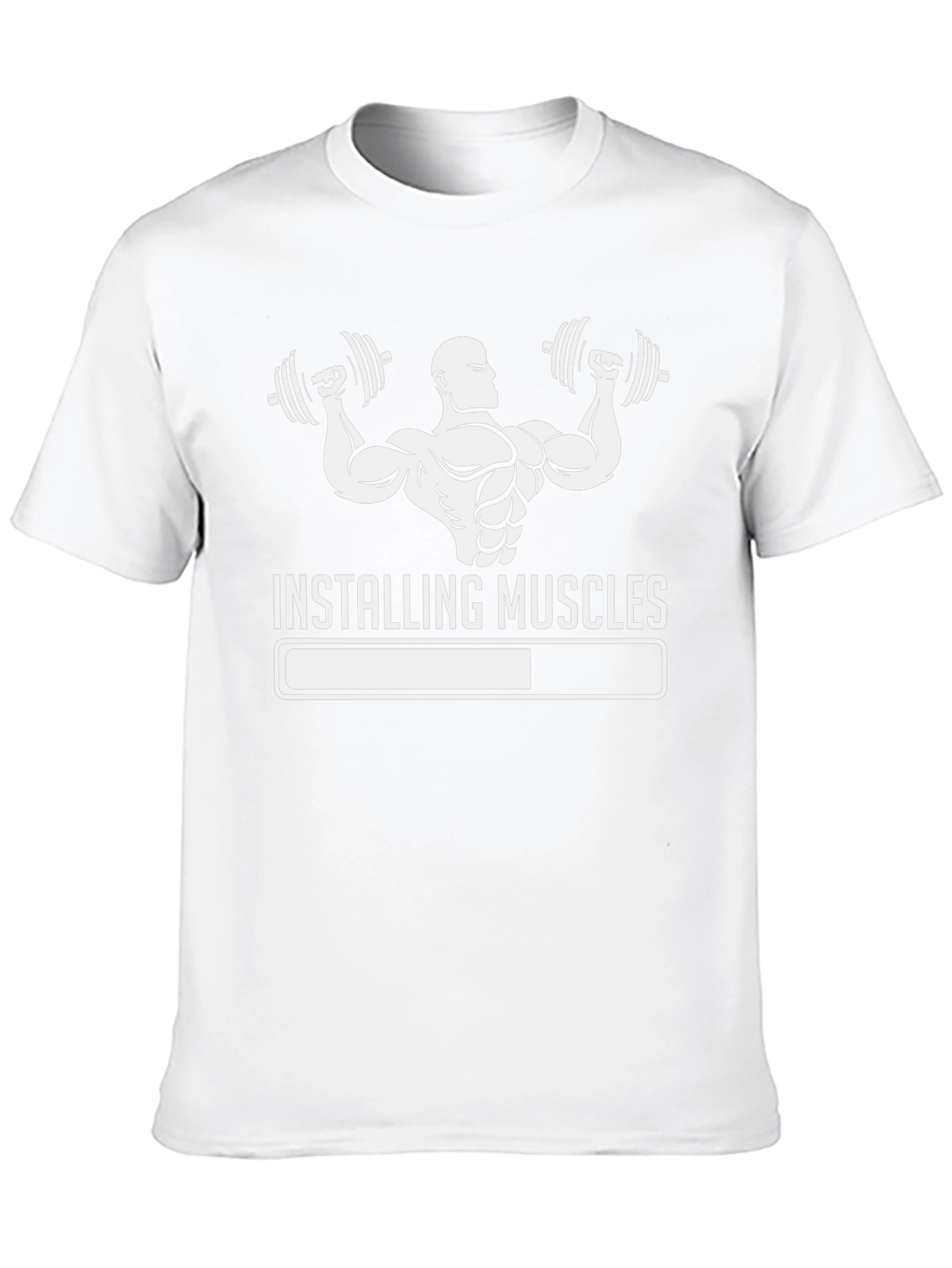 Installing Muscles Graphic T-Shirt - Gym & Fitness Apparel