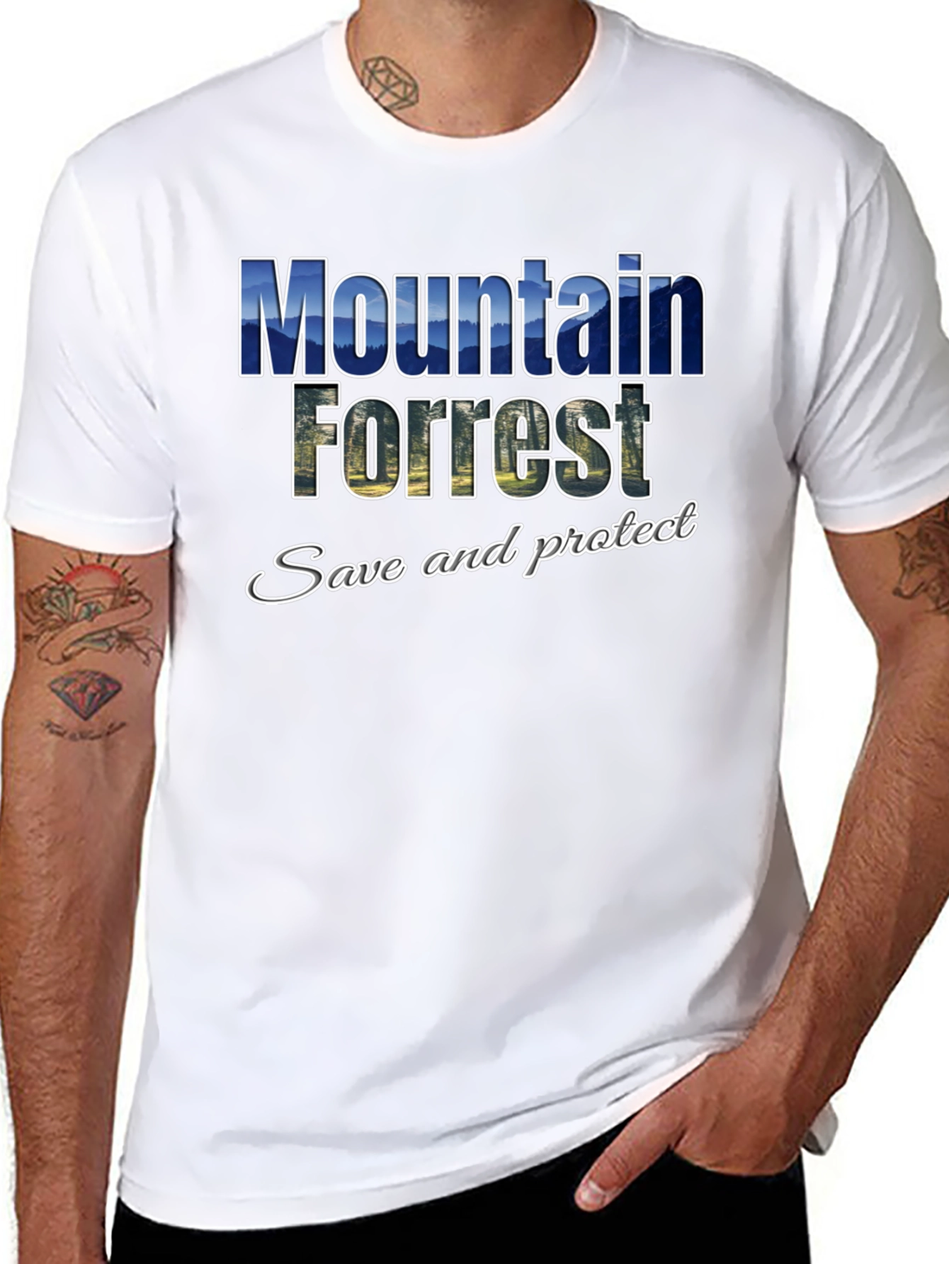 Mountain Forrest T-Shirt - Save and Protect