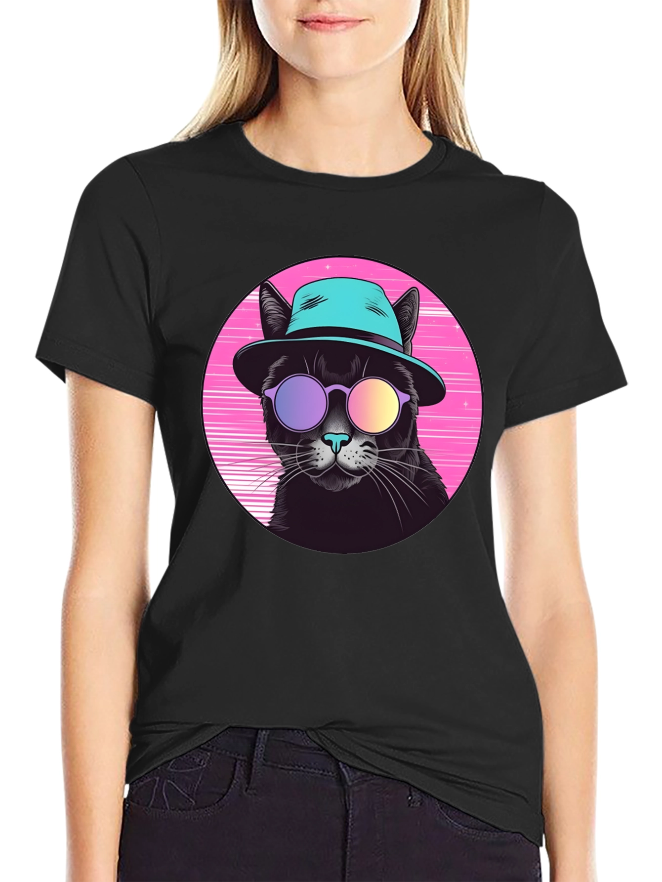 Cool Cat Retro T-Shirt