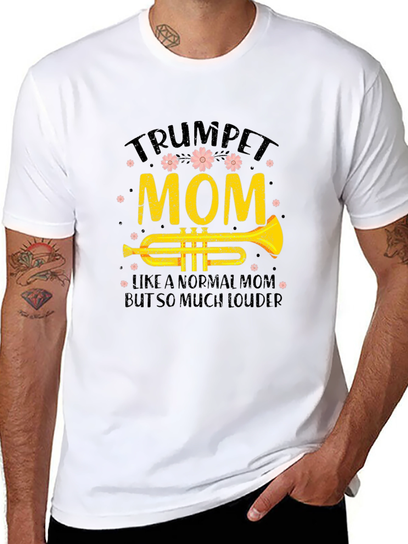 Trumpet Mom T-Shirt - Musicians Mother Tee