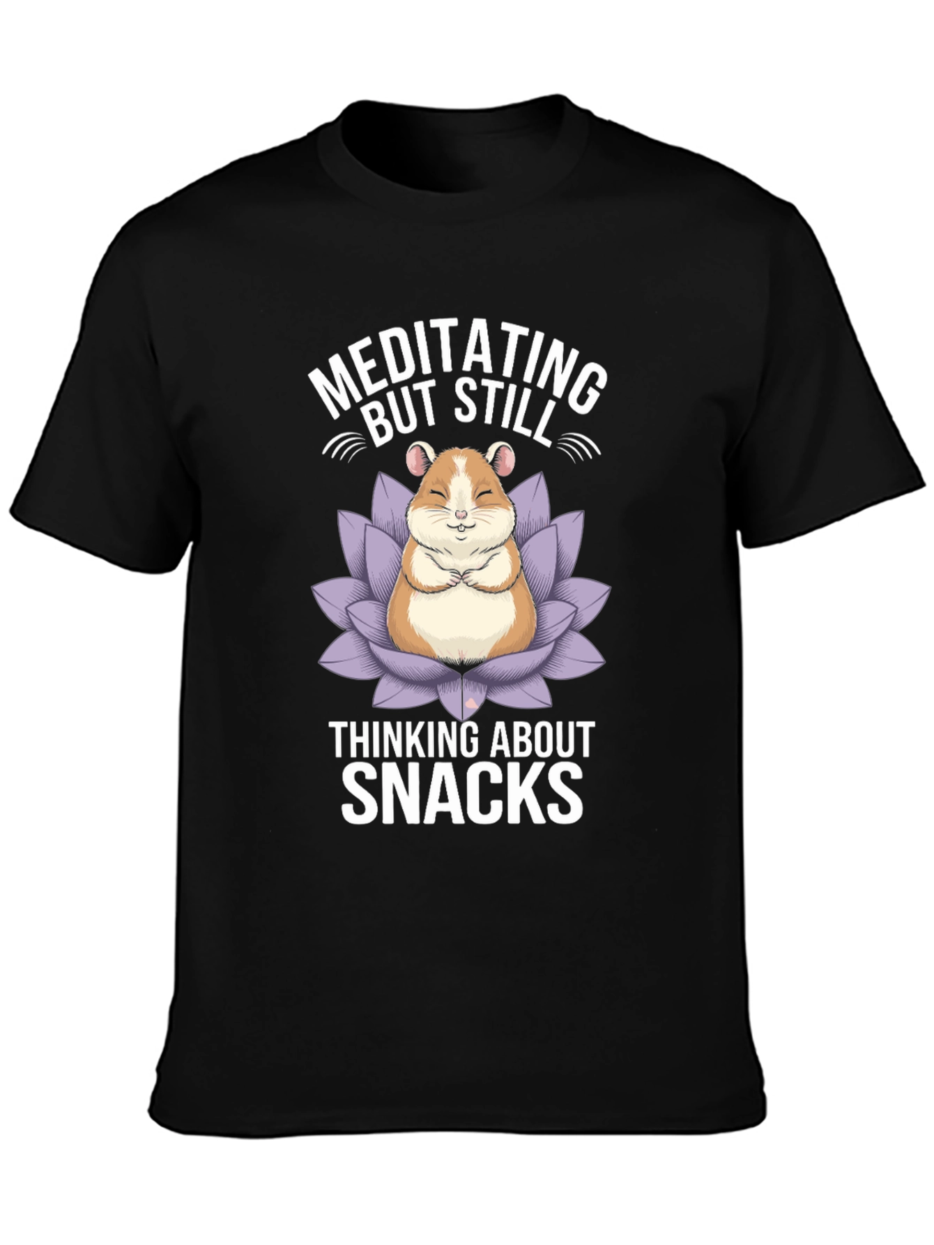 Meditating Hamster Snacks T-Shirt