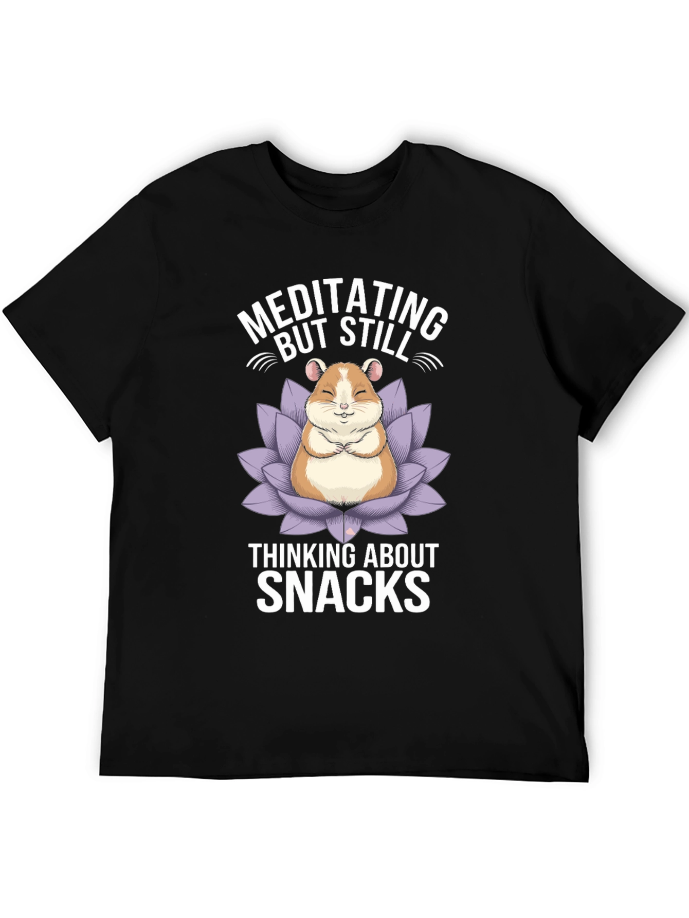 Meditating Hamster Snacks T-Shirt