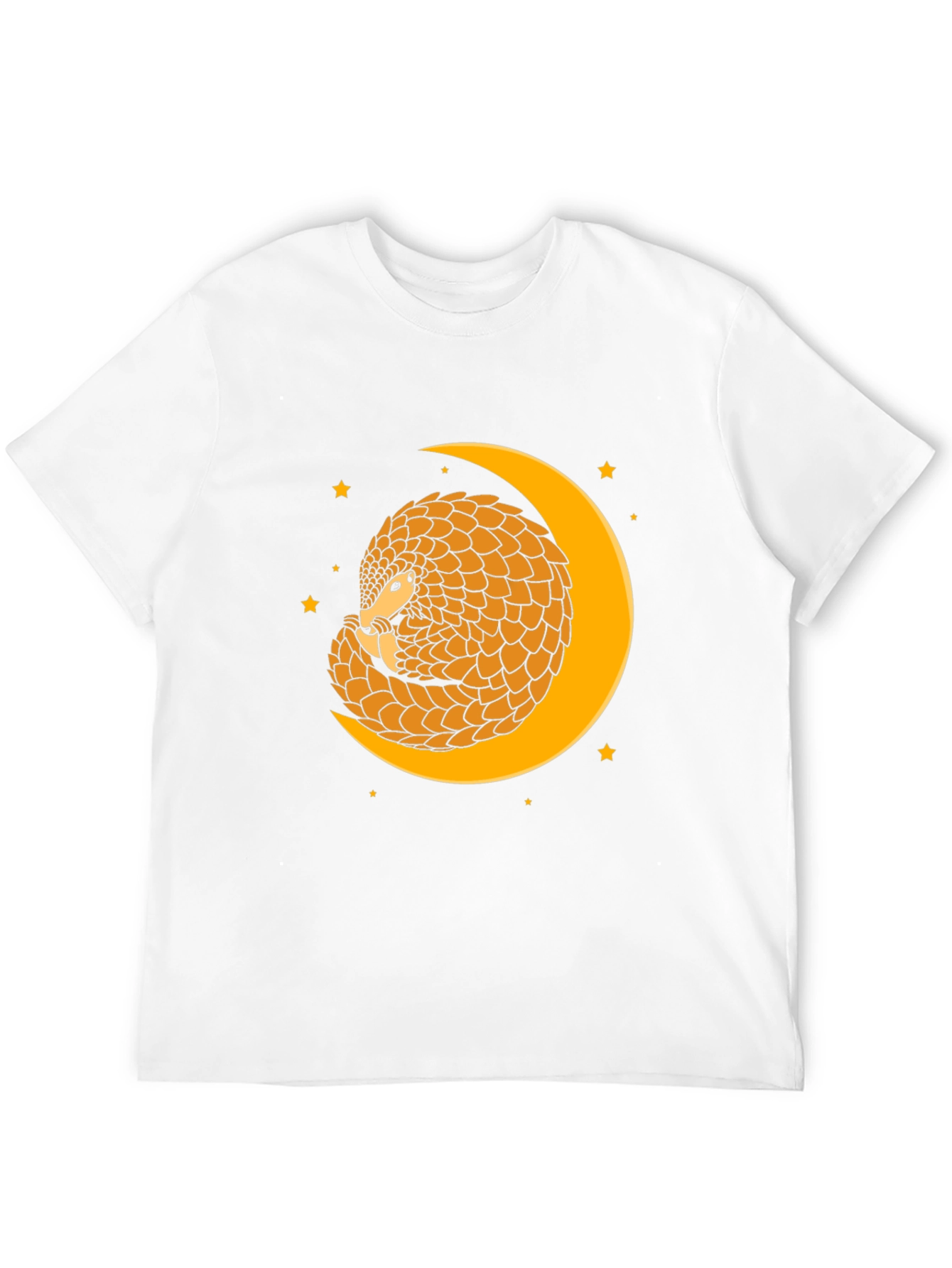 Pangolin Moon T-Shirt - Unique Animal Graphic Tee