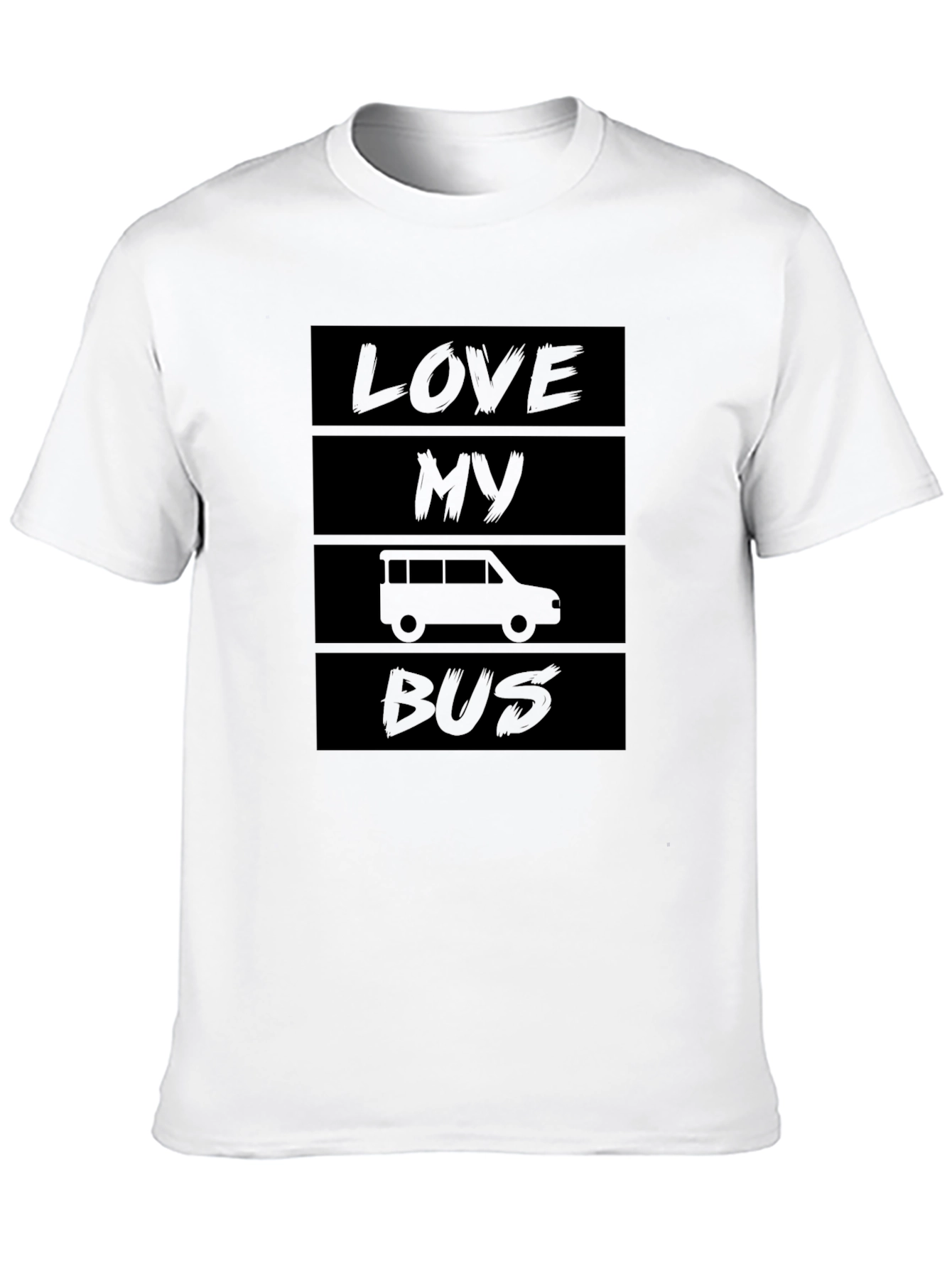 Love My Bus Black T-Shirt - Car Enthusiast Apparel