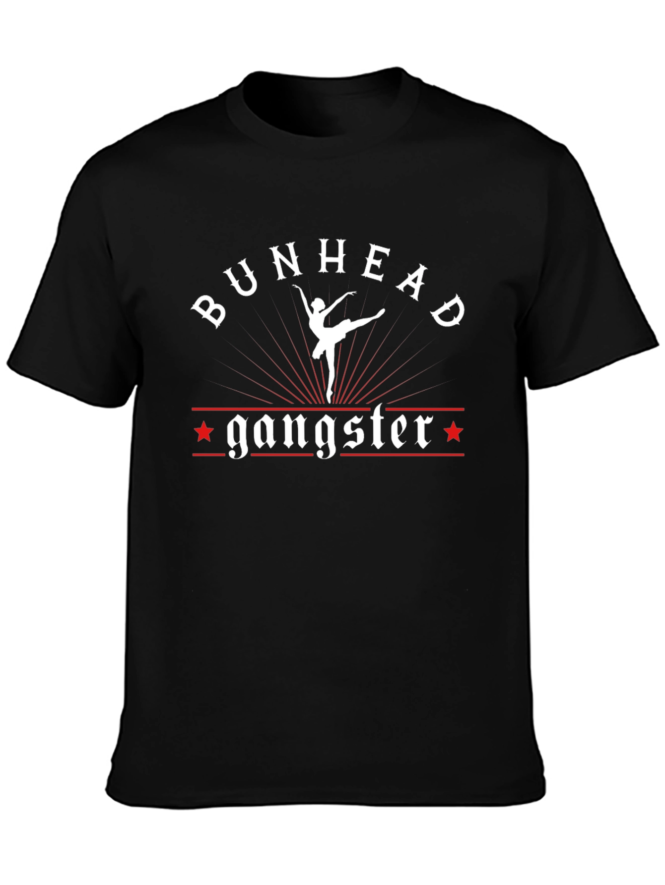 Bunhead Gangster Black T-Shirt