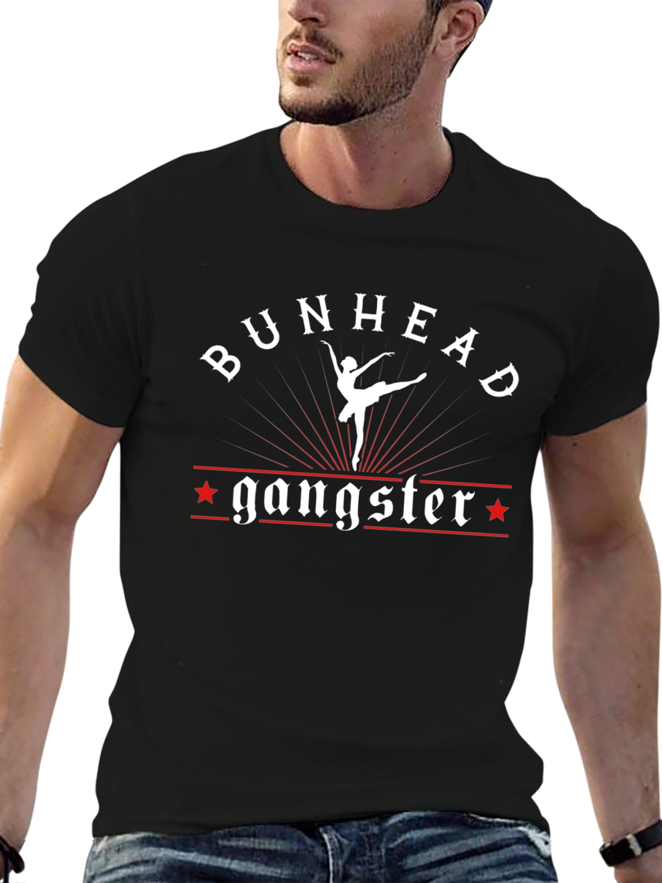Bunhead Gangster Black T-Shirt