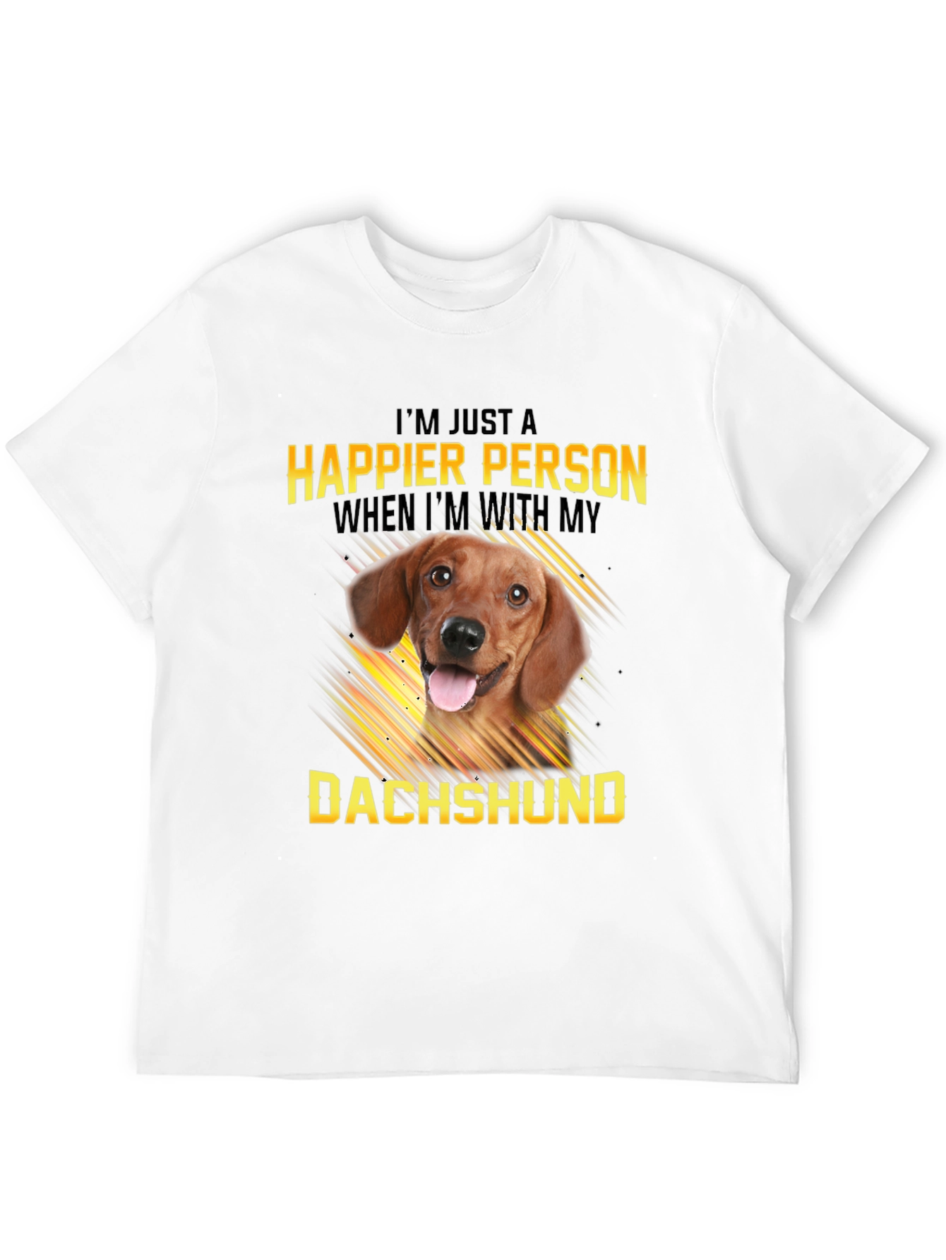 Happier Person Dachshund T-Shirt