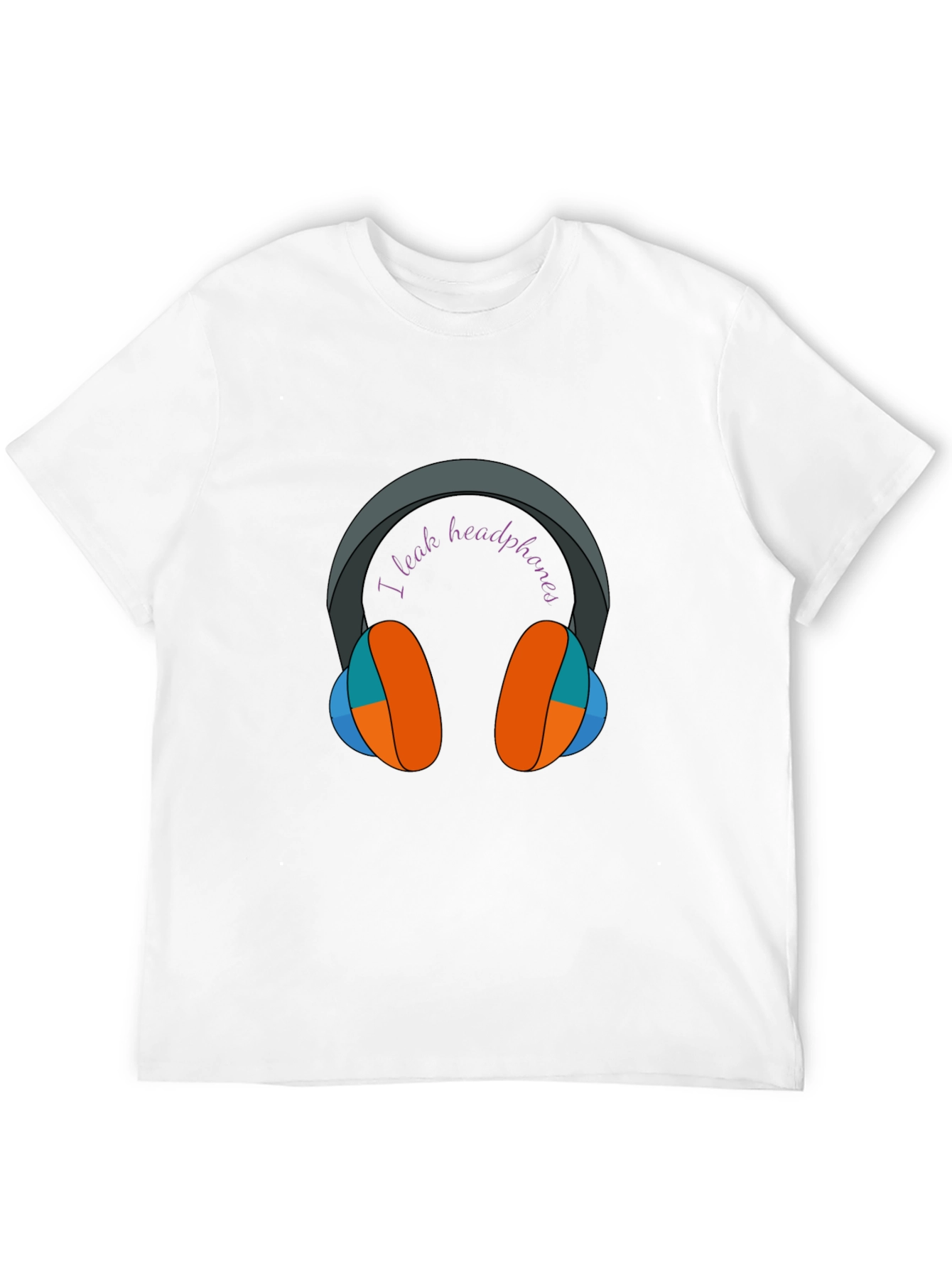 I Leak Headphones Graphic Tee