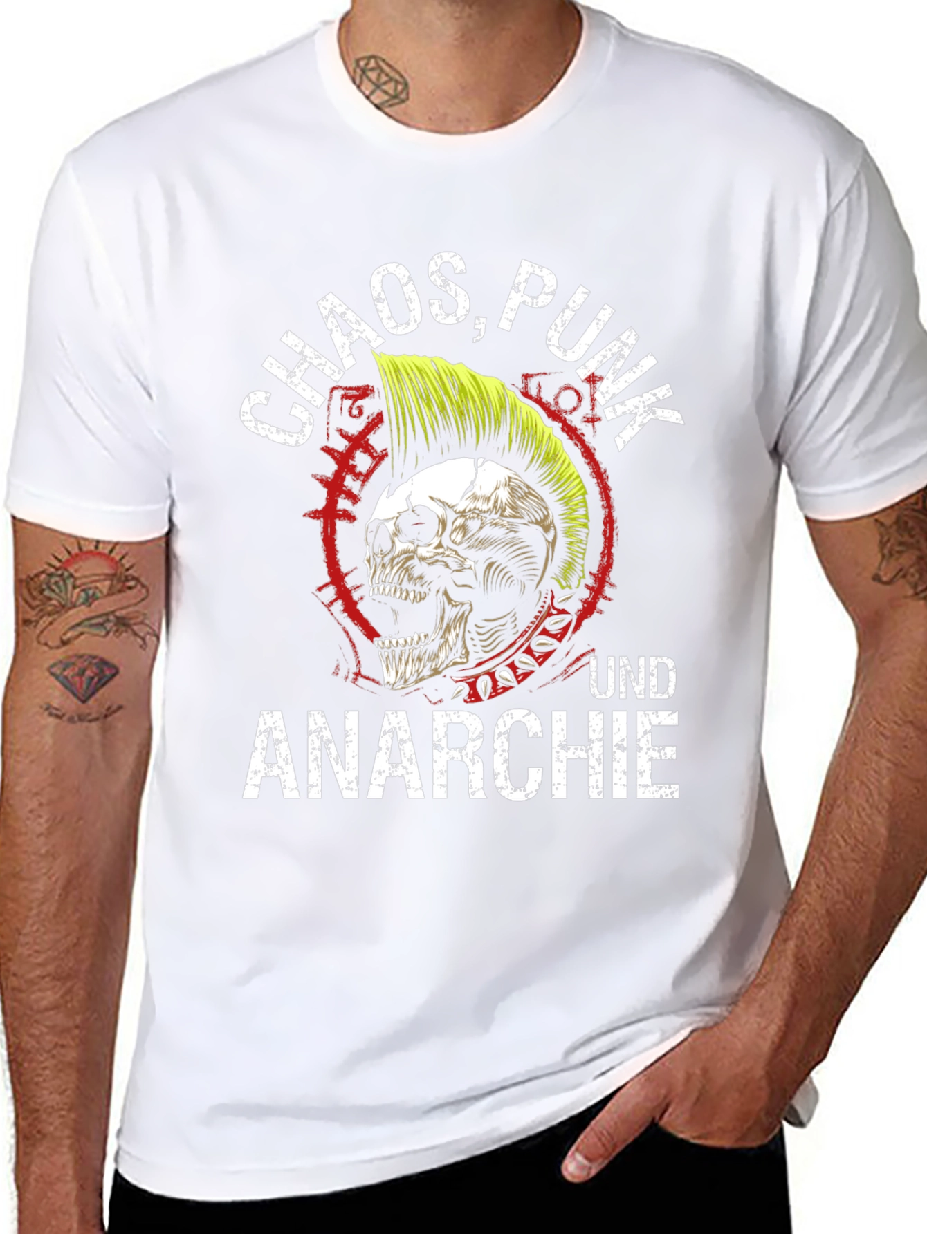 Chaos Punk Anarchie Graphic Tee
