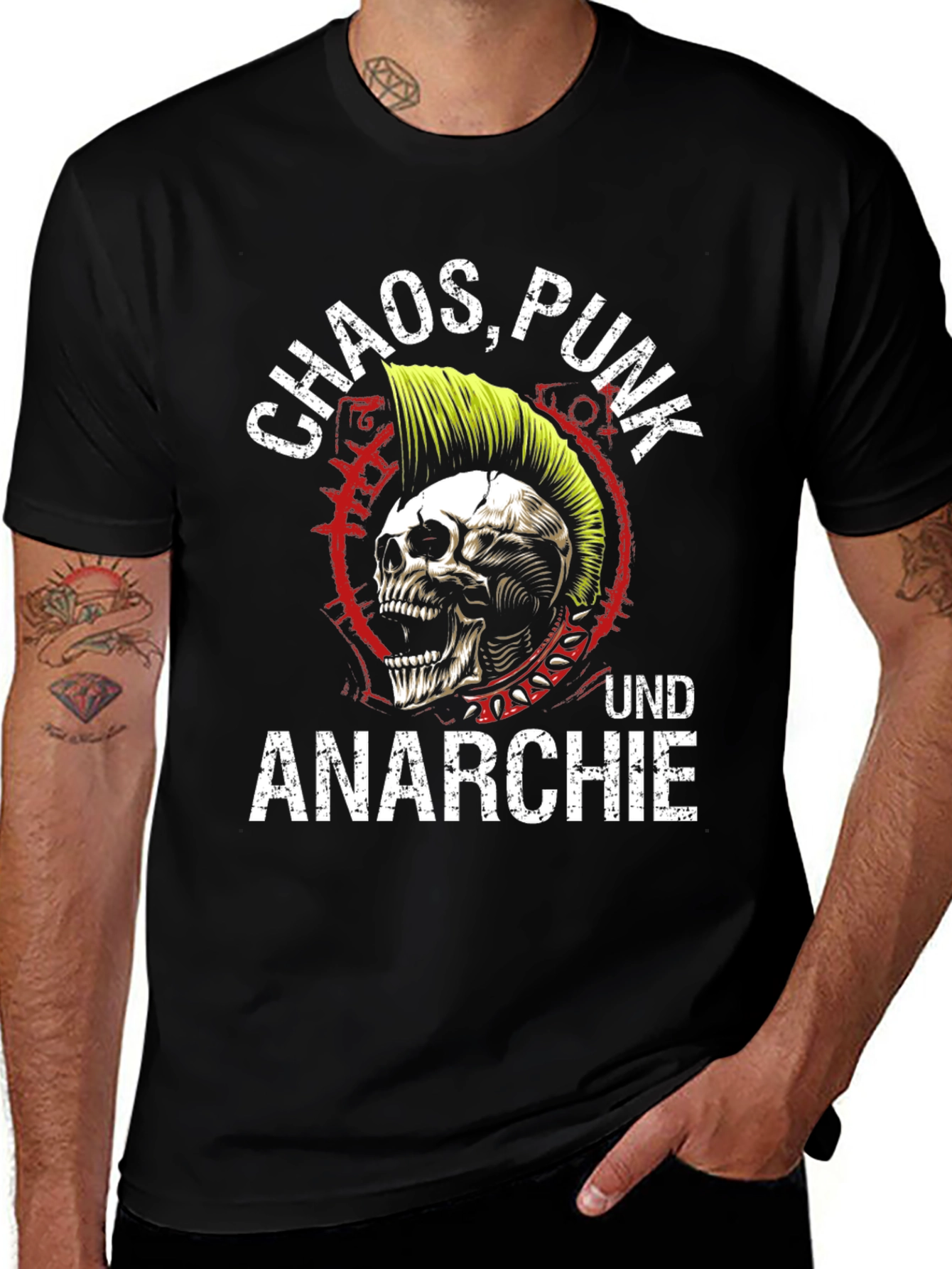 Chaos Punk Anarchie Graphic Tee