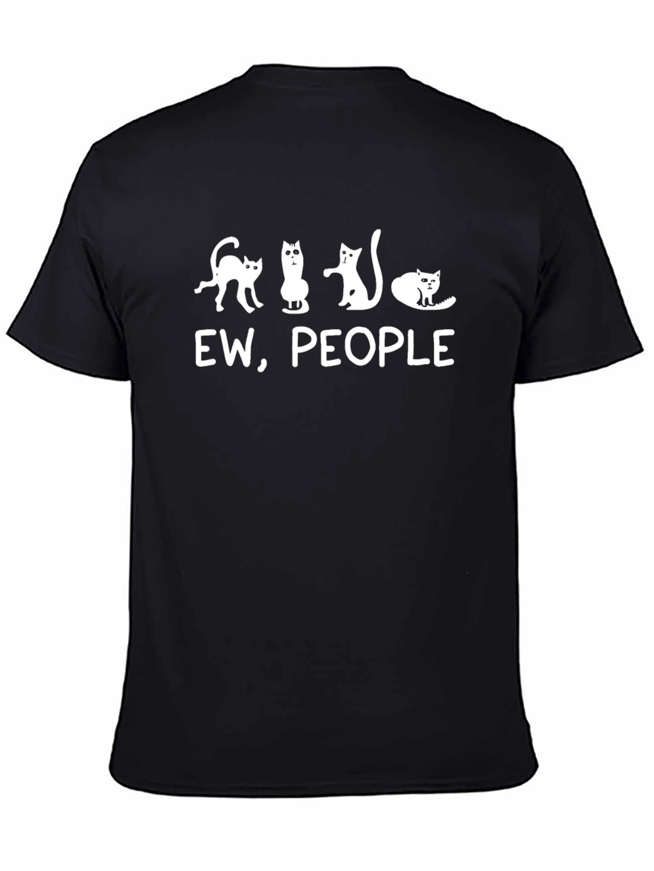 Ew People Cat Graphic T-Shirt
