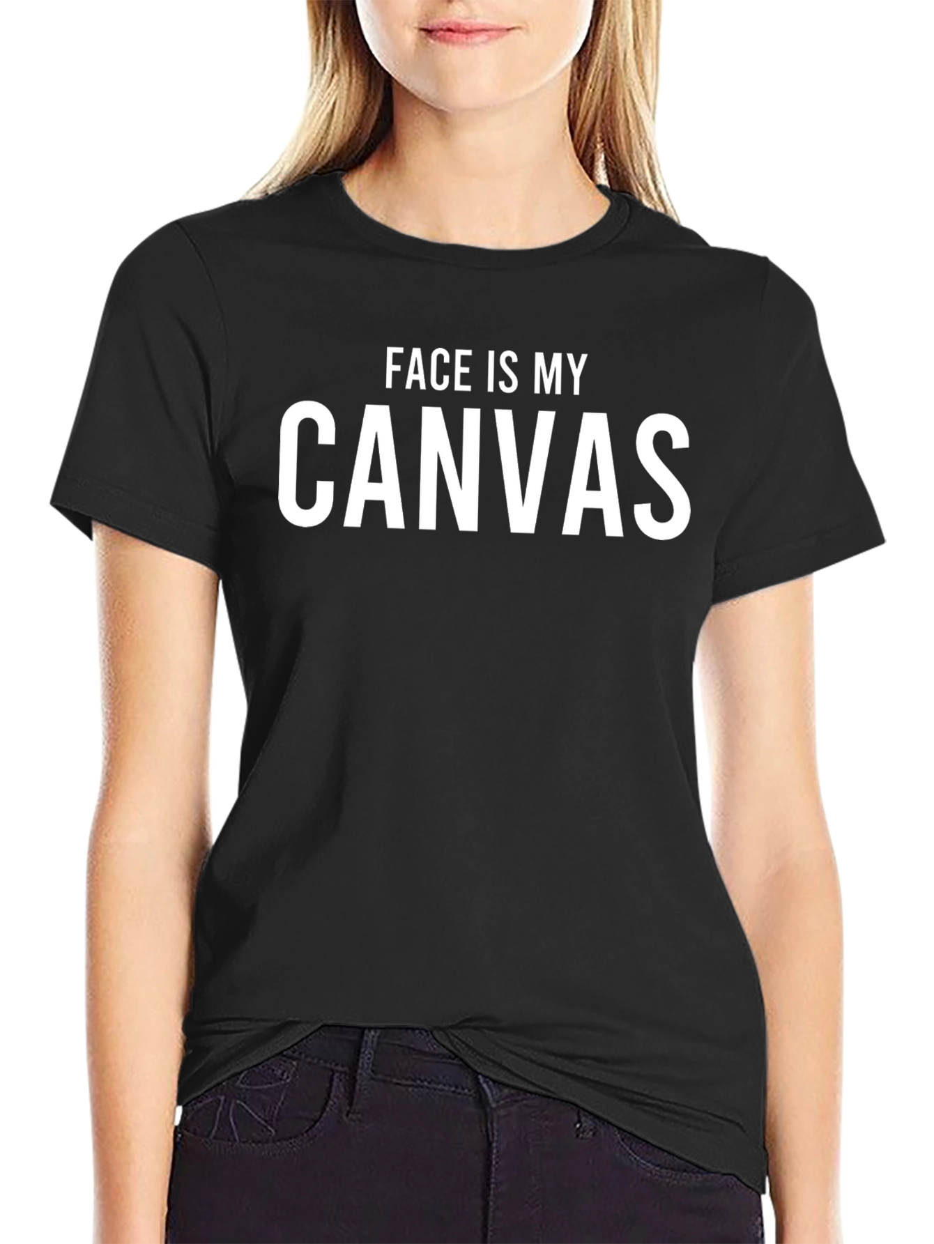 Face is My Canvas Graphic T-Shirt