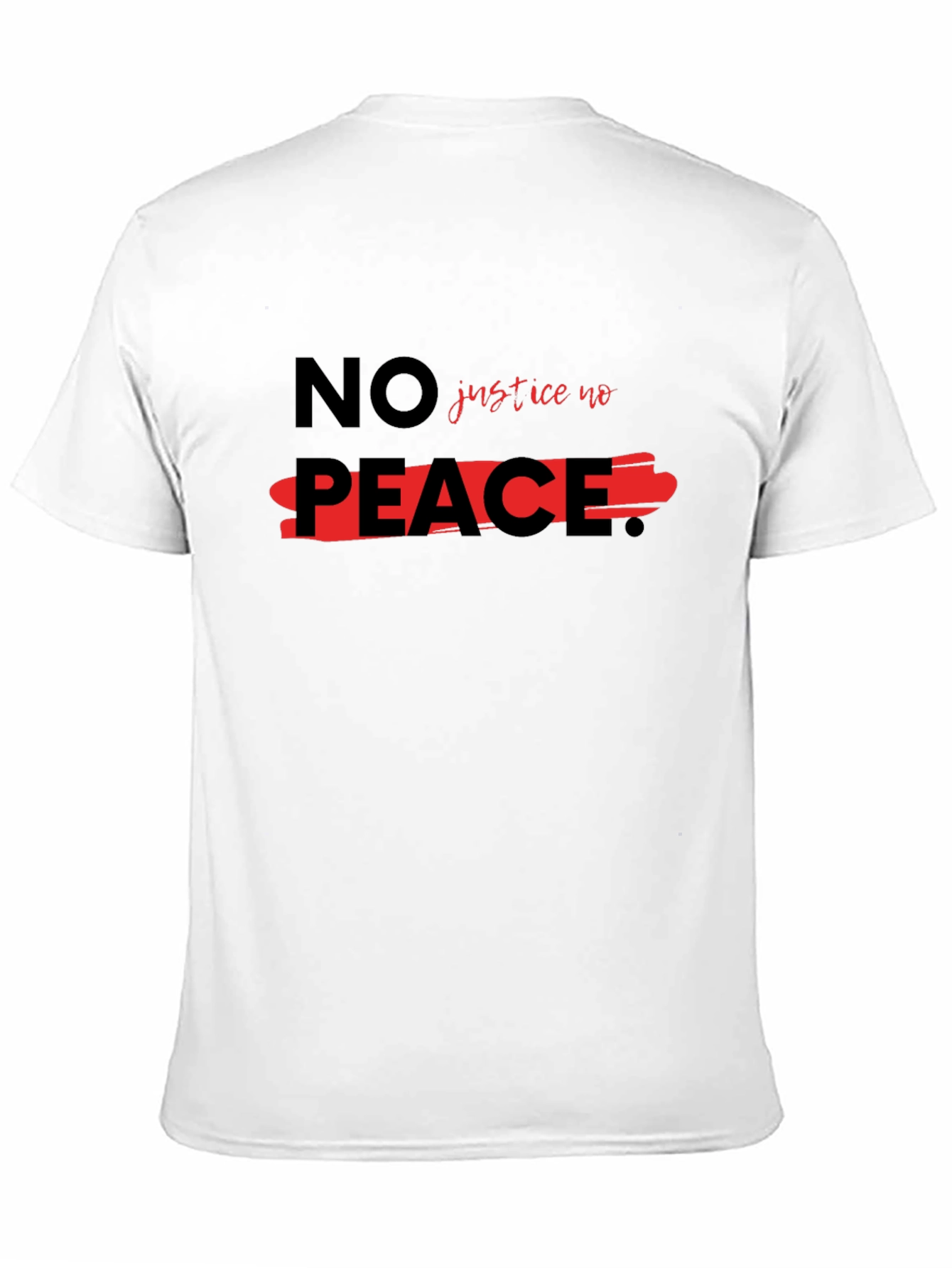 No Justice No Peace Black T-Shirt