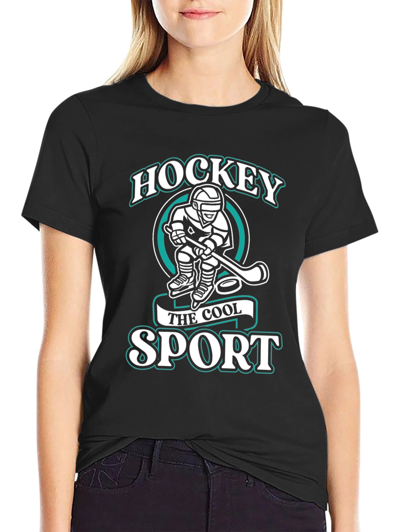 Hockey The Cool Sport Graphic T-Shirt