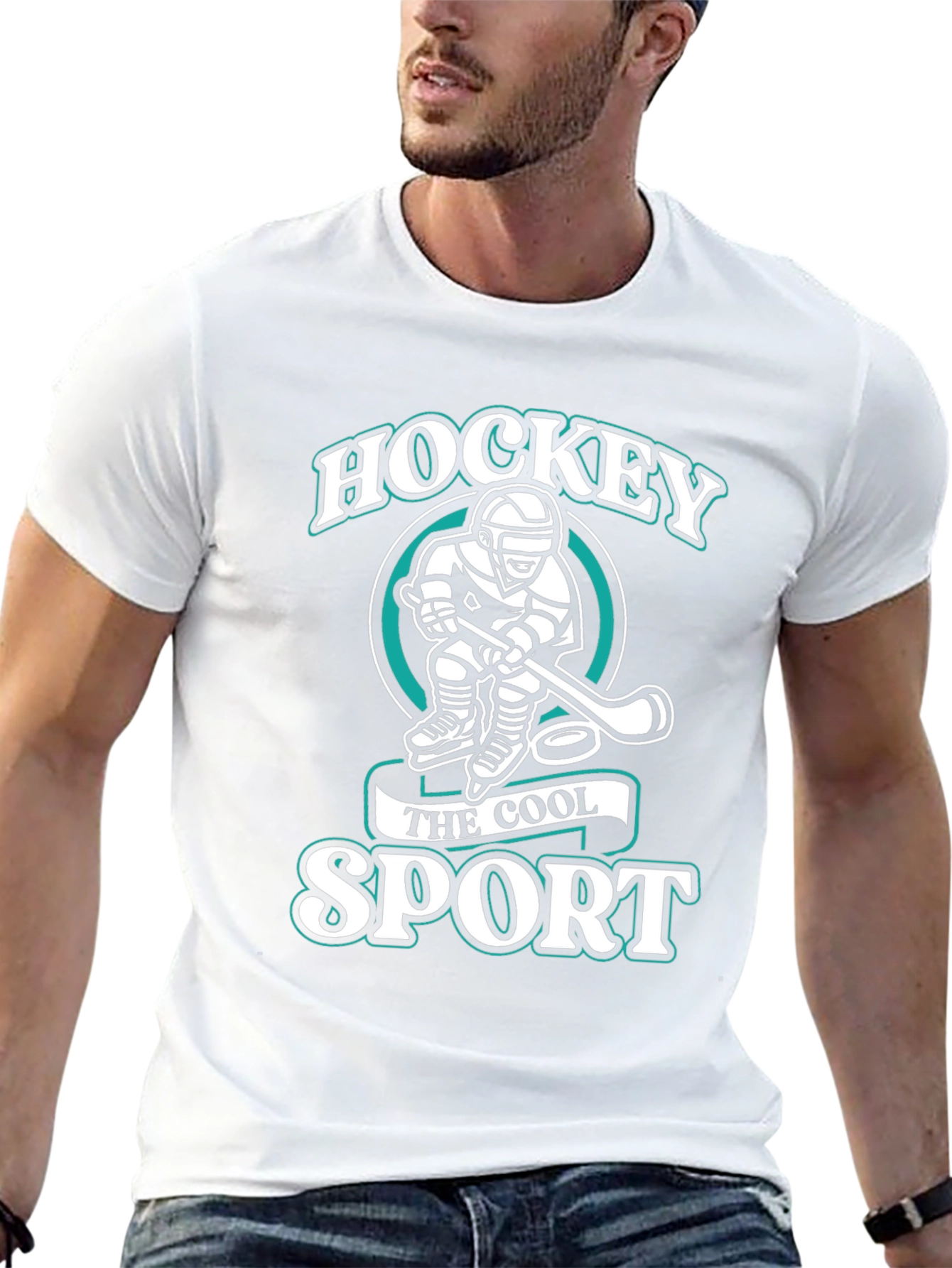 Hockey The Cool Sport Graphic T-Shirt