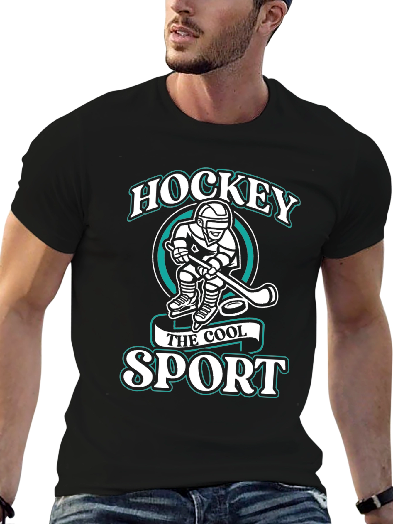 Hockey The Cool Sport Graphic T-Shirt