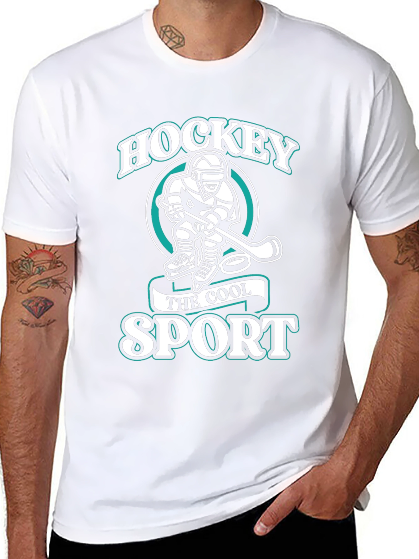 Hockey The Cool Sport Graphic T-Shirt