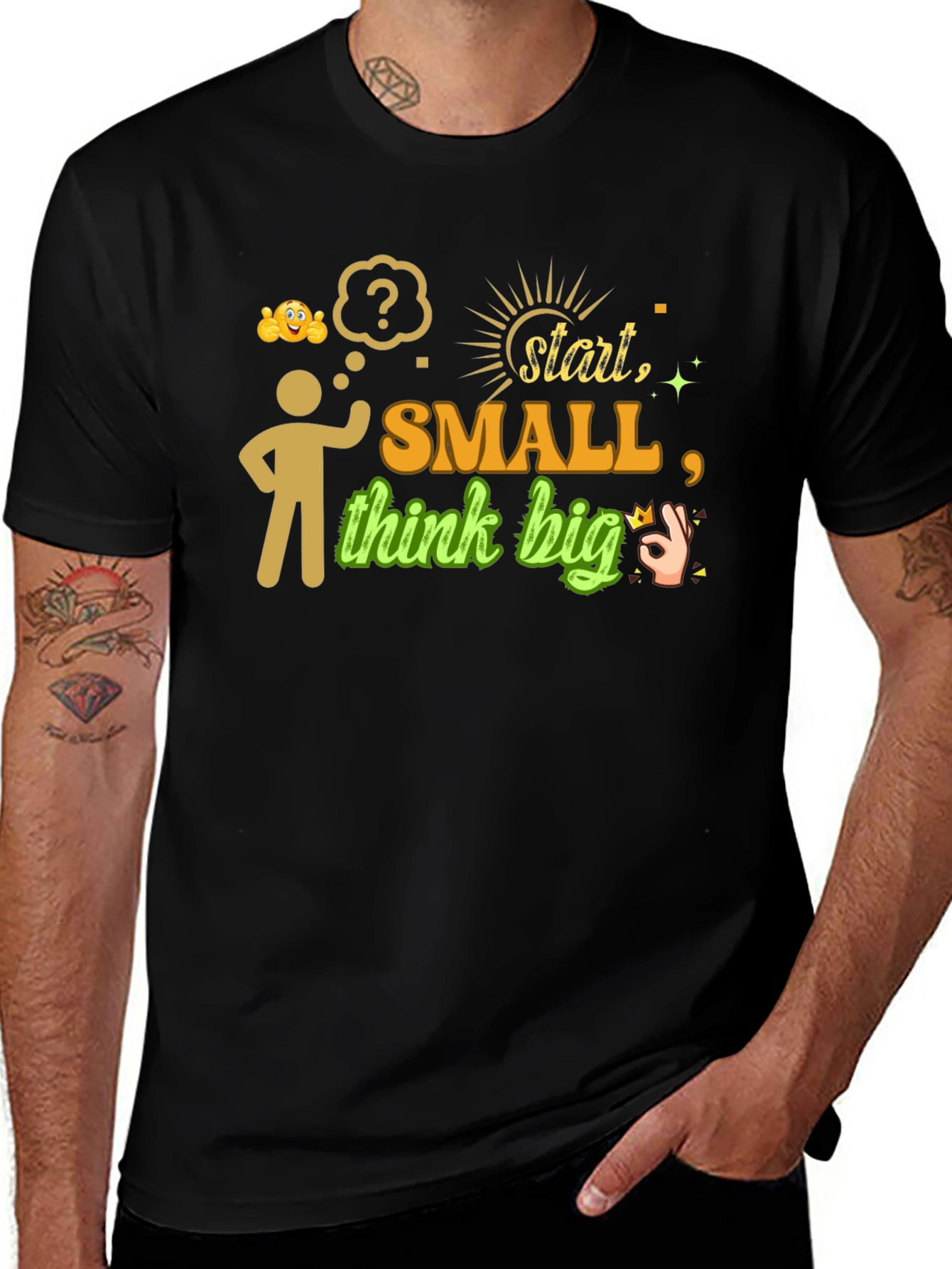 Start Small Think Big Graphic Tee