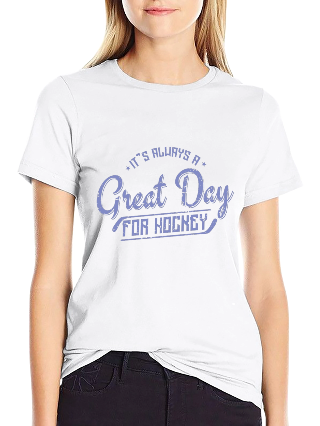 Great Day for Hockey Graphic T-Shirt