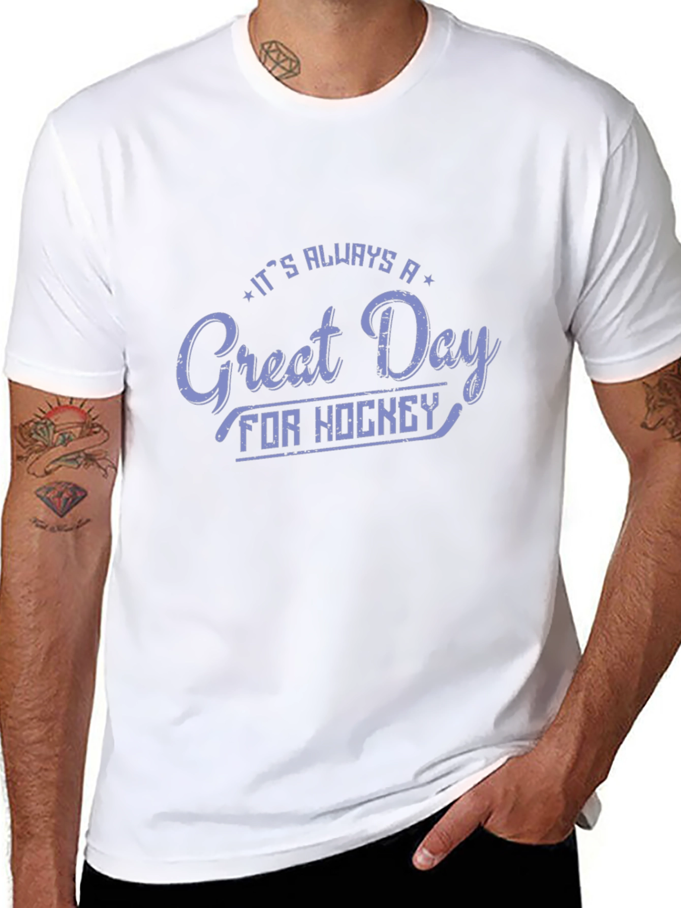 Great Day for Hockey Graphic T-Shirt