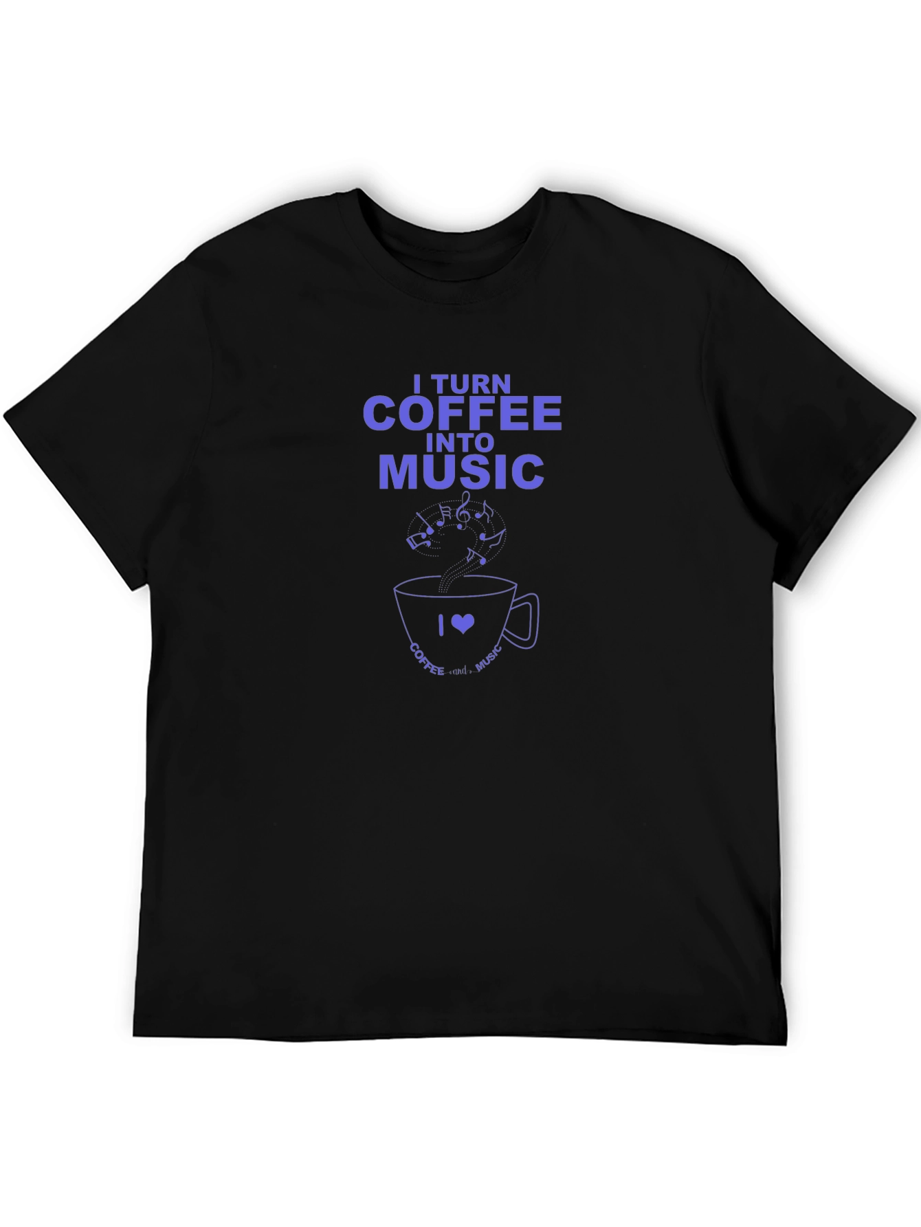 Coffee to Music Graphic T-Shirt
