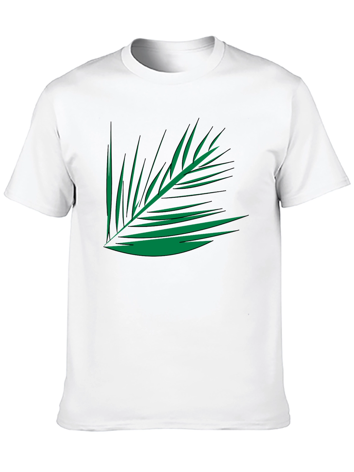 Tropical Palm Leaf Graphic Tee