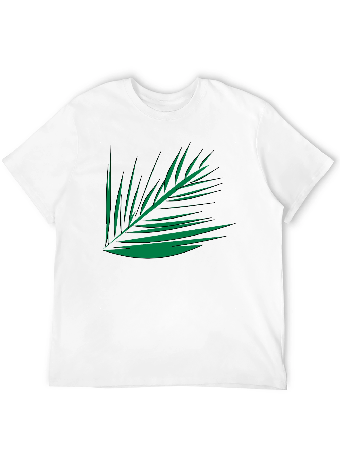 Tropical Palm Leaf Graphic Tee