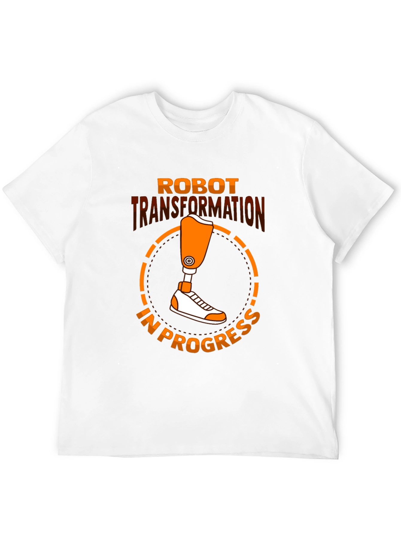 Robot Transformation in Progress Graphic Tee