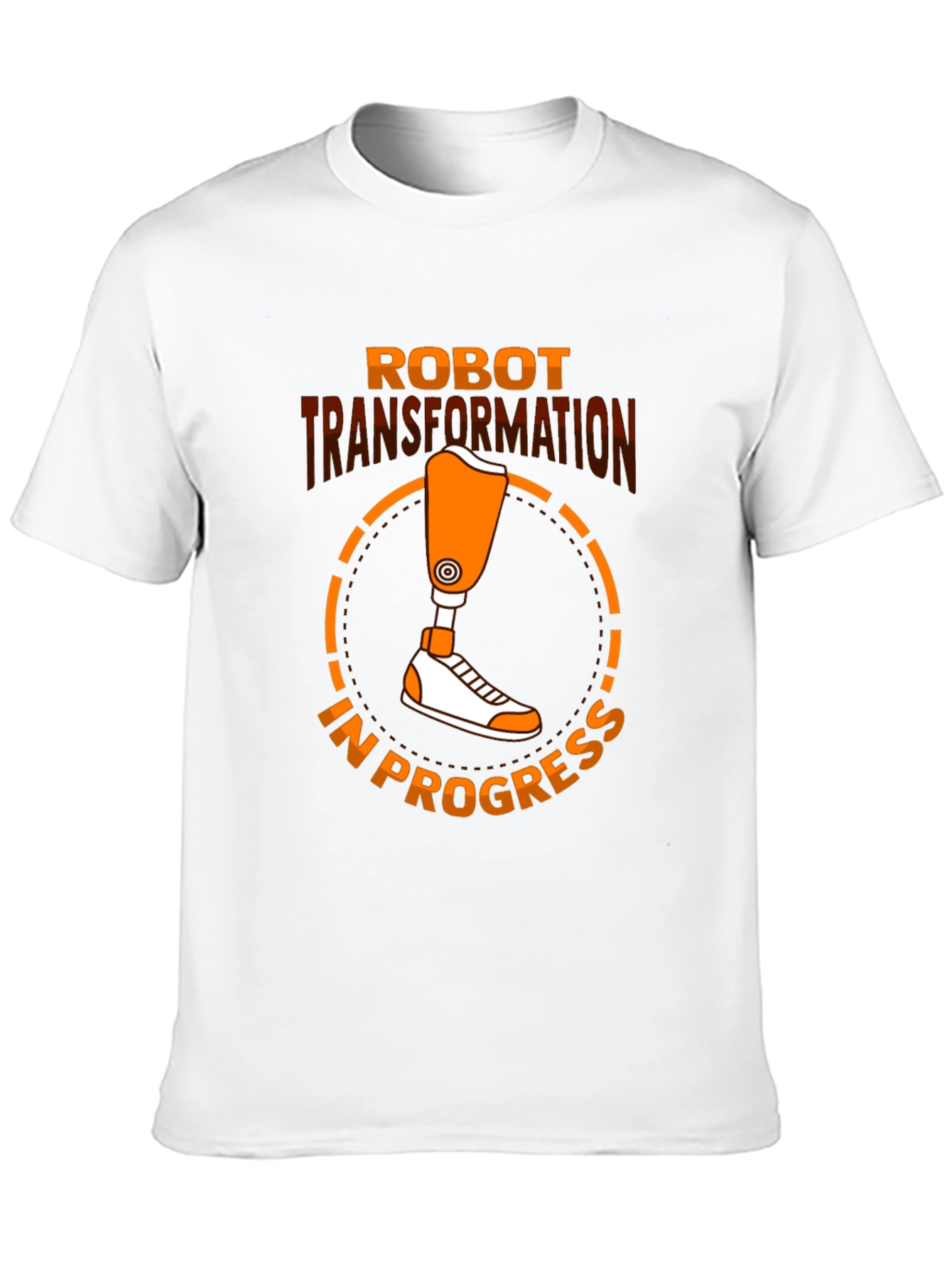 Robot Transformation in Progress Graphic Tee