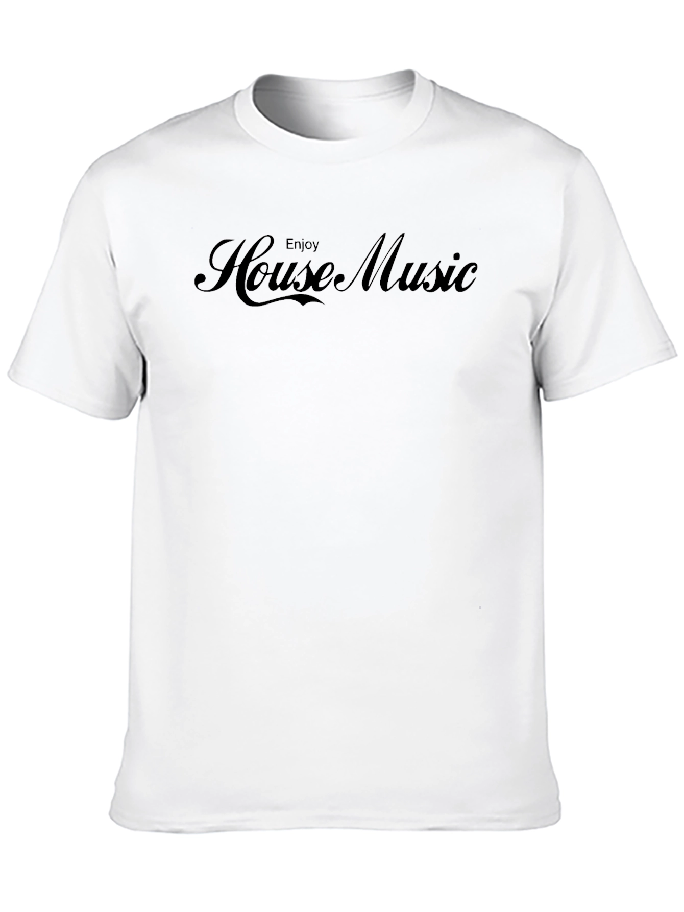 Enjoy House Music Black T-Shirt