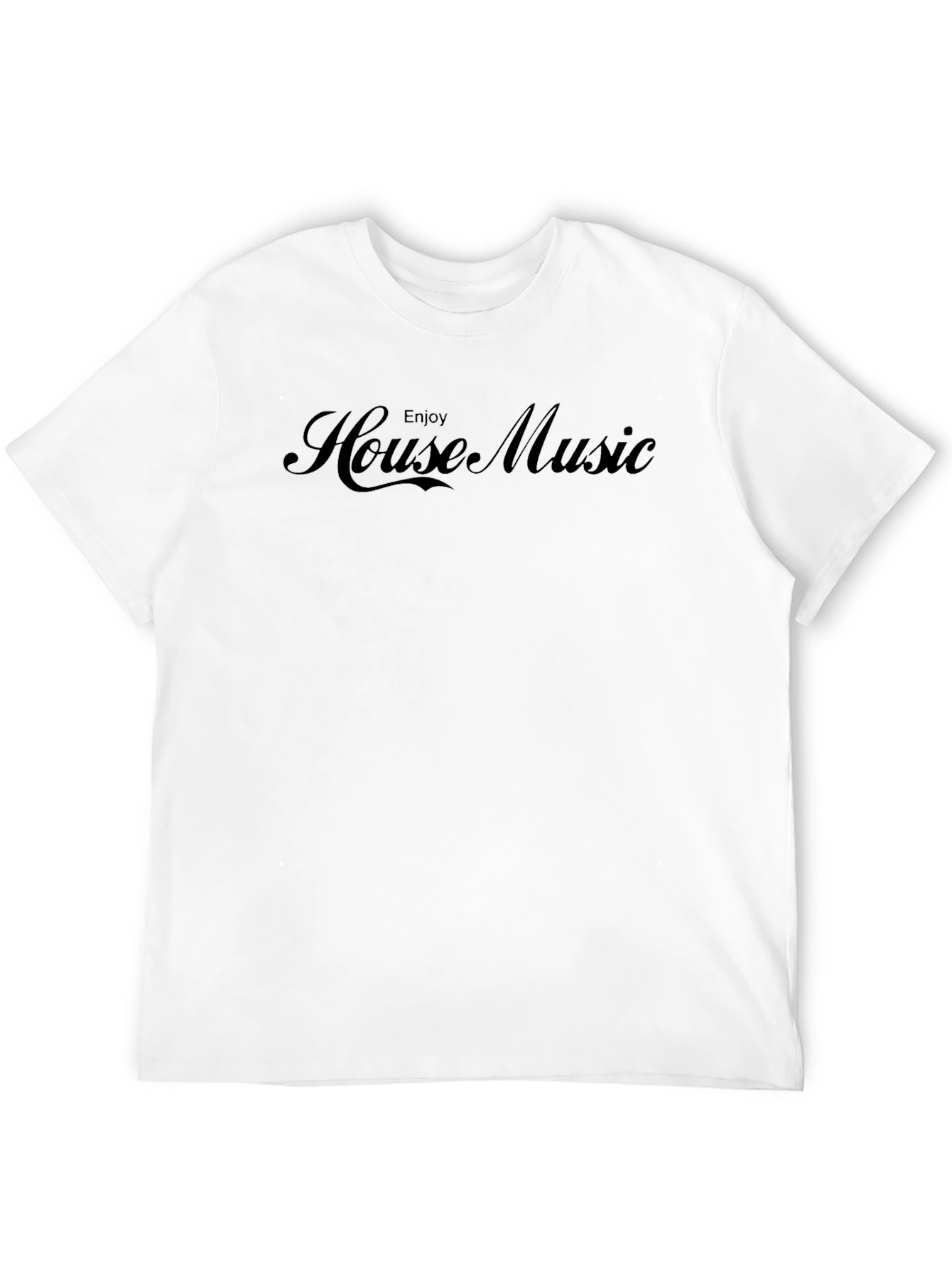 Enjoy House Music Black T-Shirt