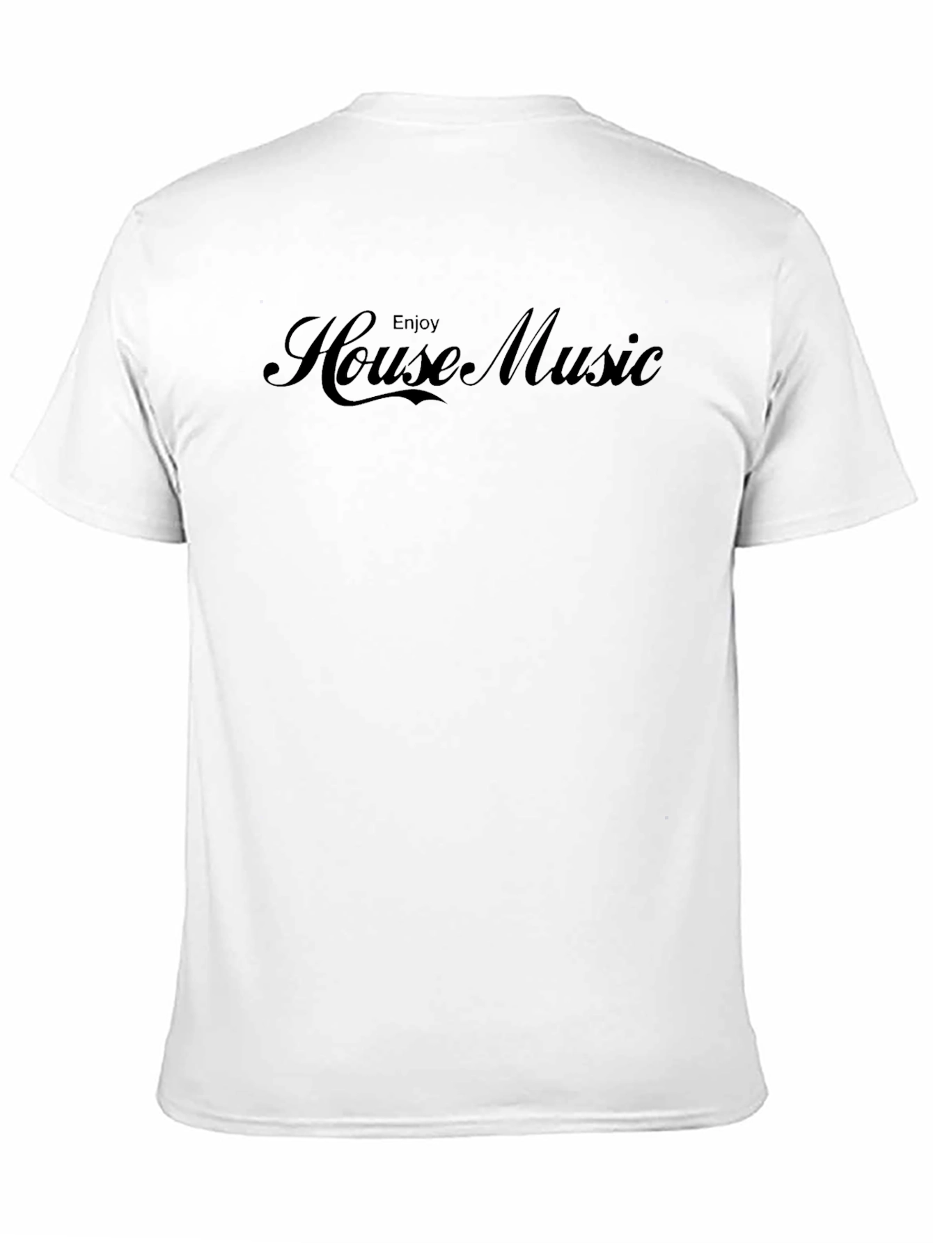 Enjoy House Music Black T-Shirt