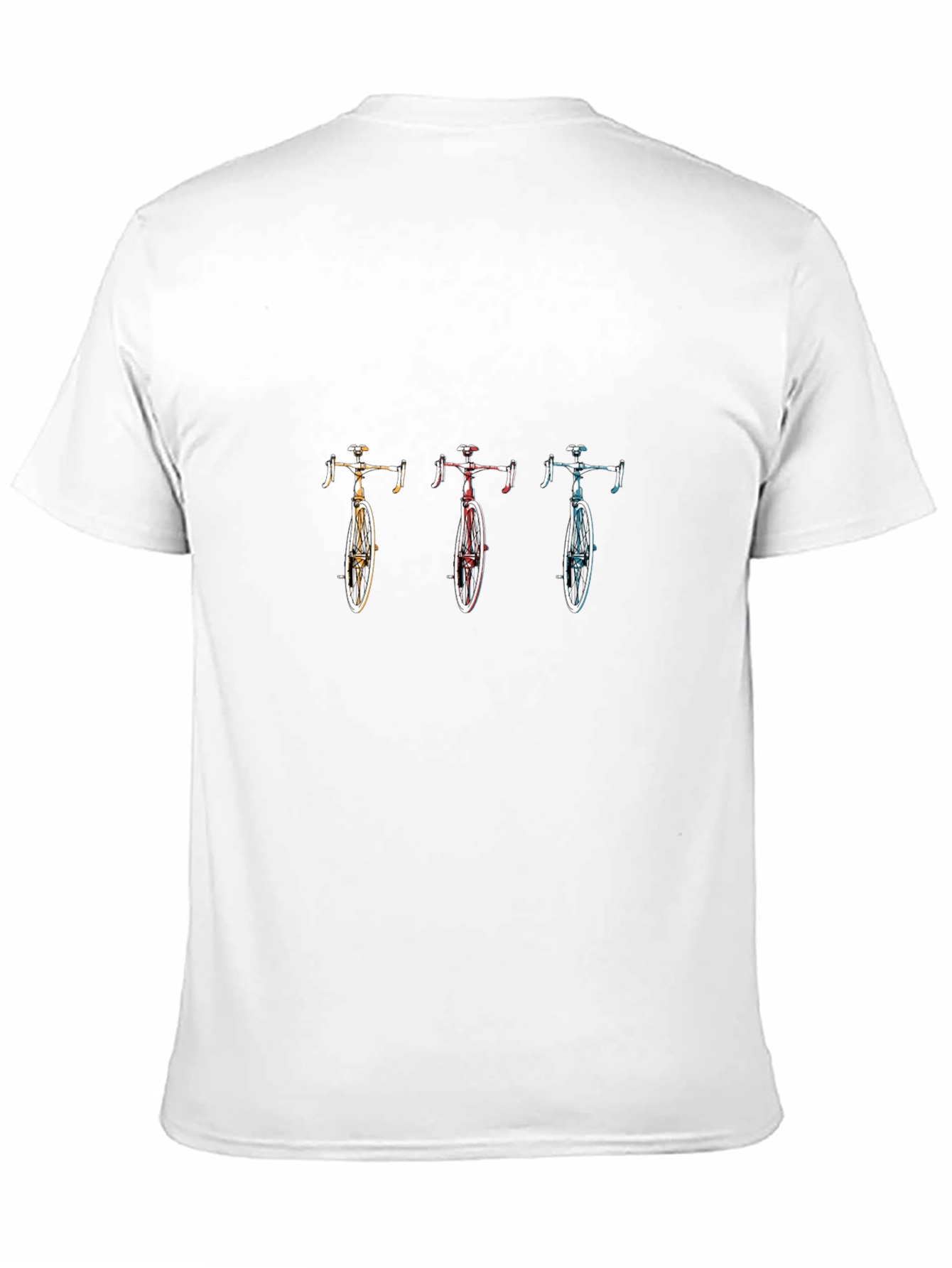 Bicycle Trio Graphic Tee - Stylish Unisex Black T-Shirt