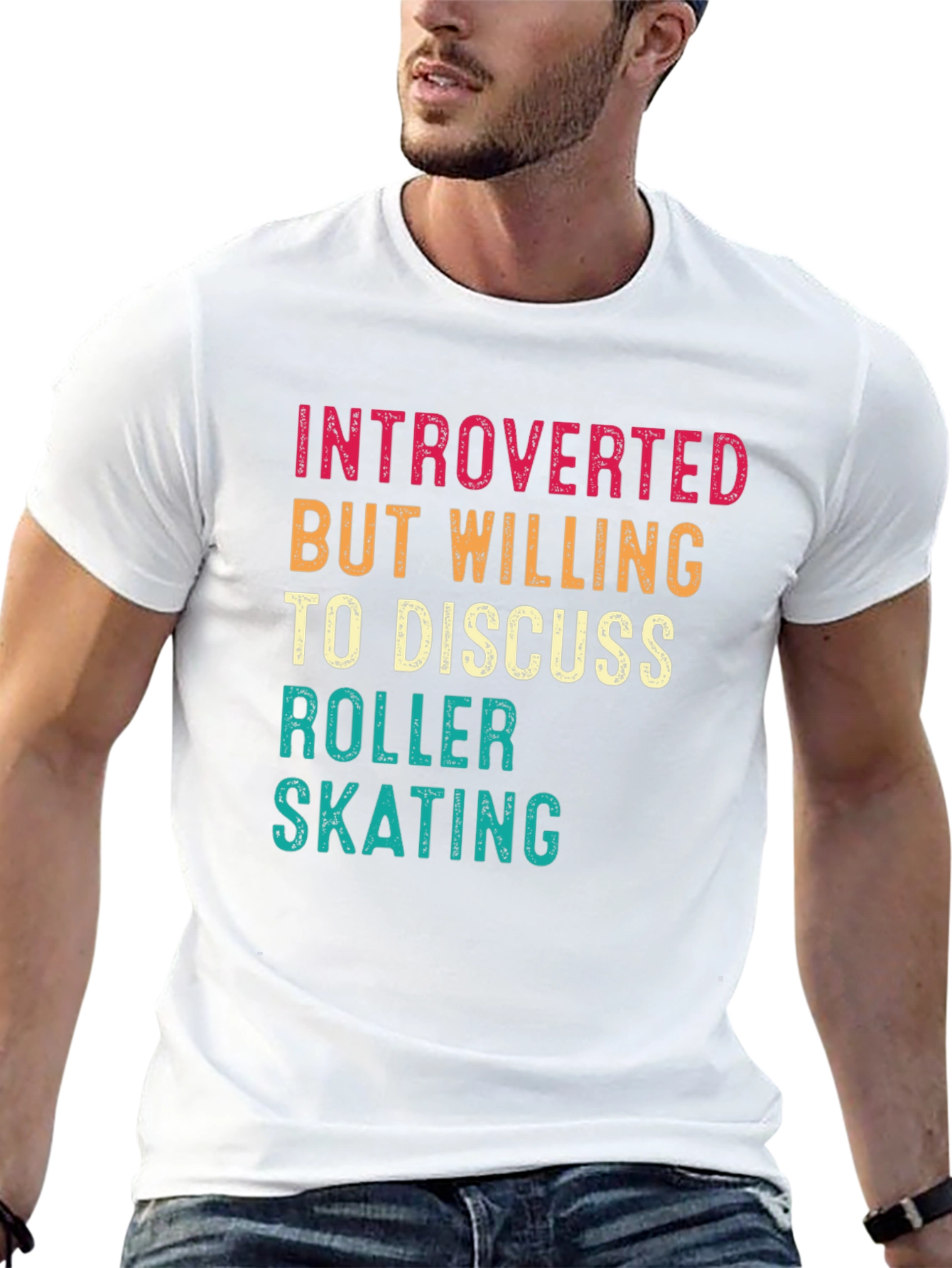 Introverted Roller Skating T-Shirt