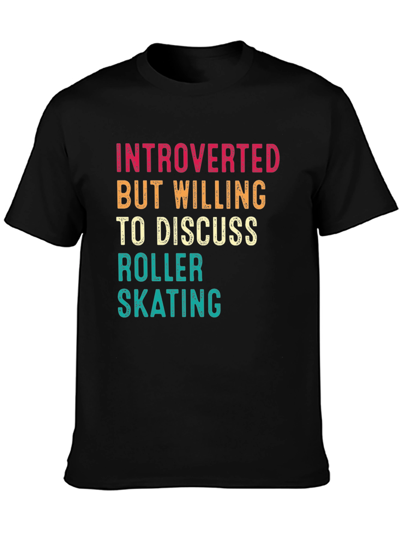 Introverted Roller Skating T-Shirt