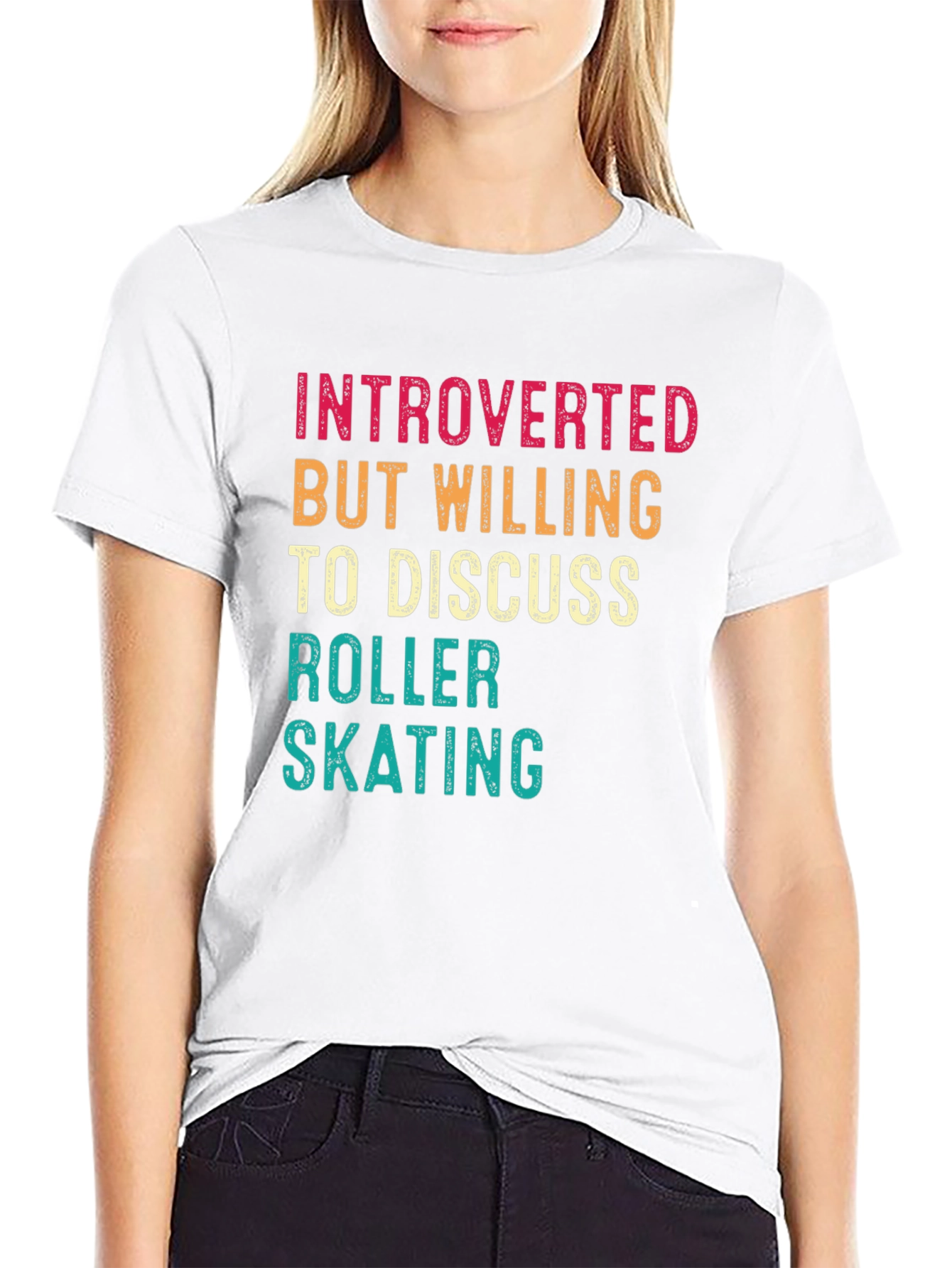 Introverted Roller Skating T-Shirt