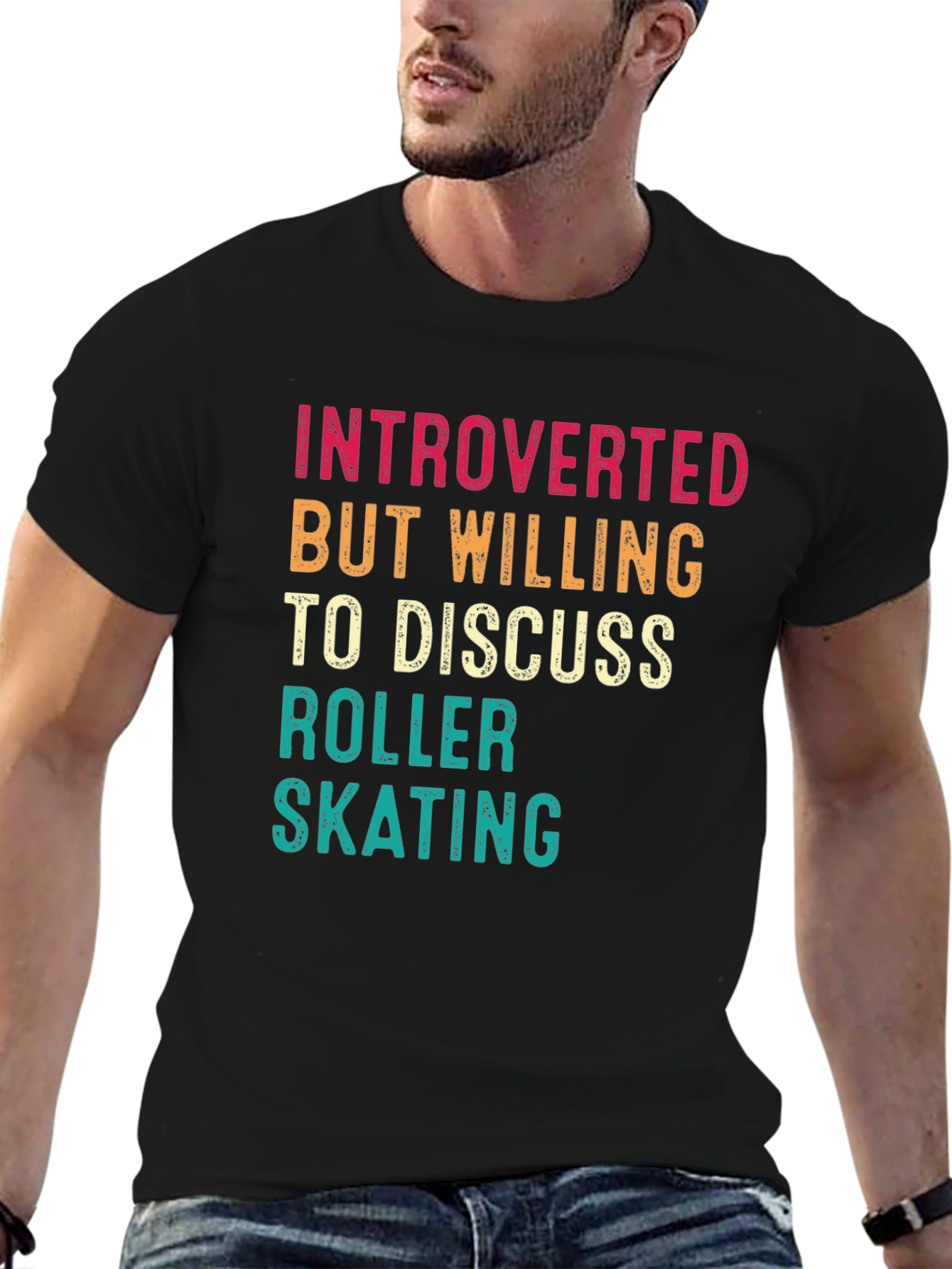 Introverted Roller Skating T-Shirt