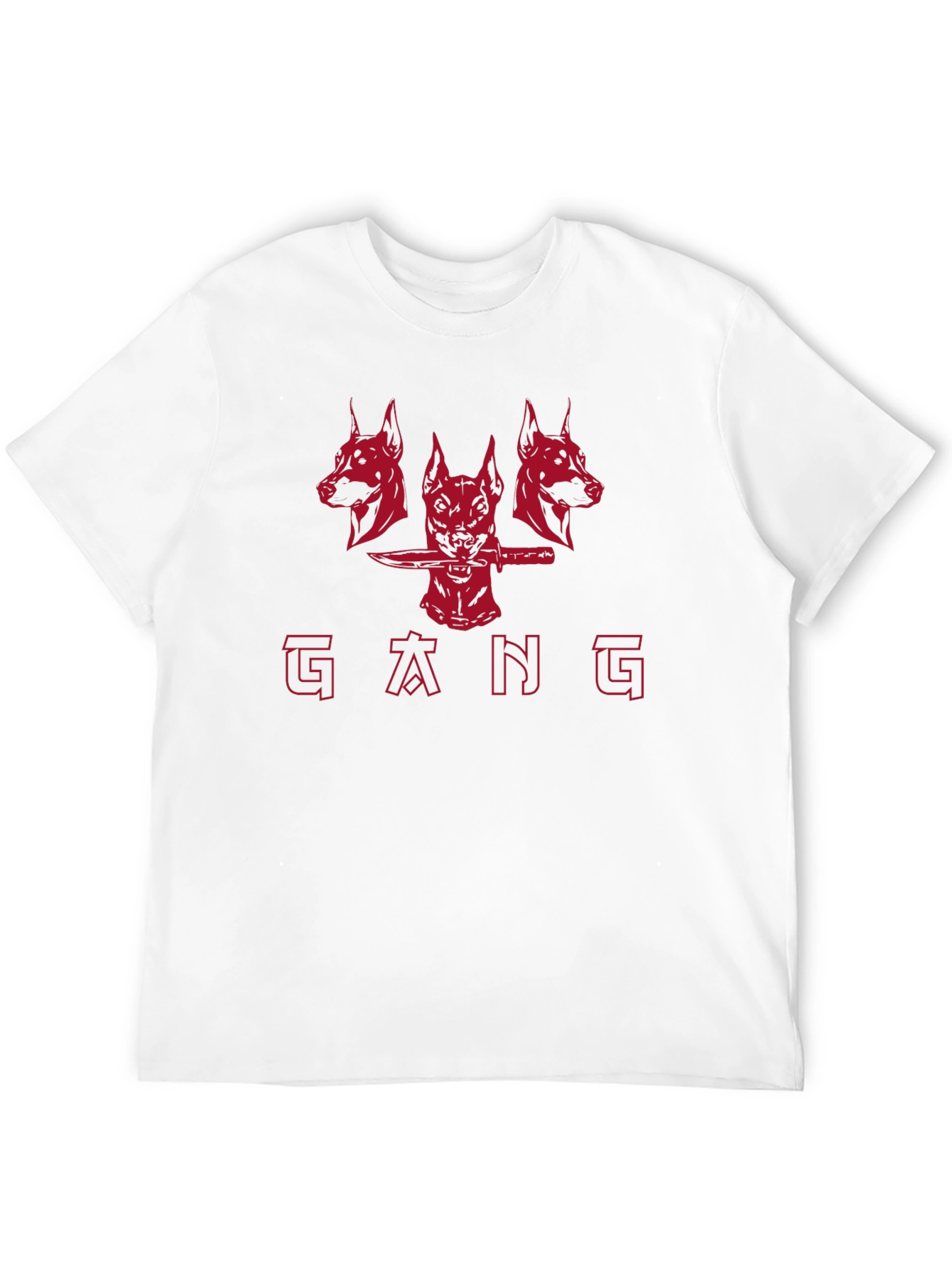 Gang Dog Graphic Tee - Mens Black T-Shirt