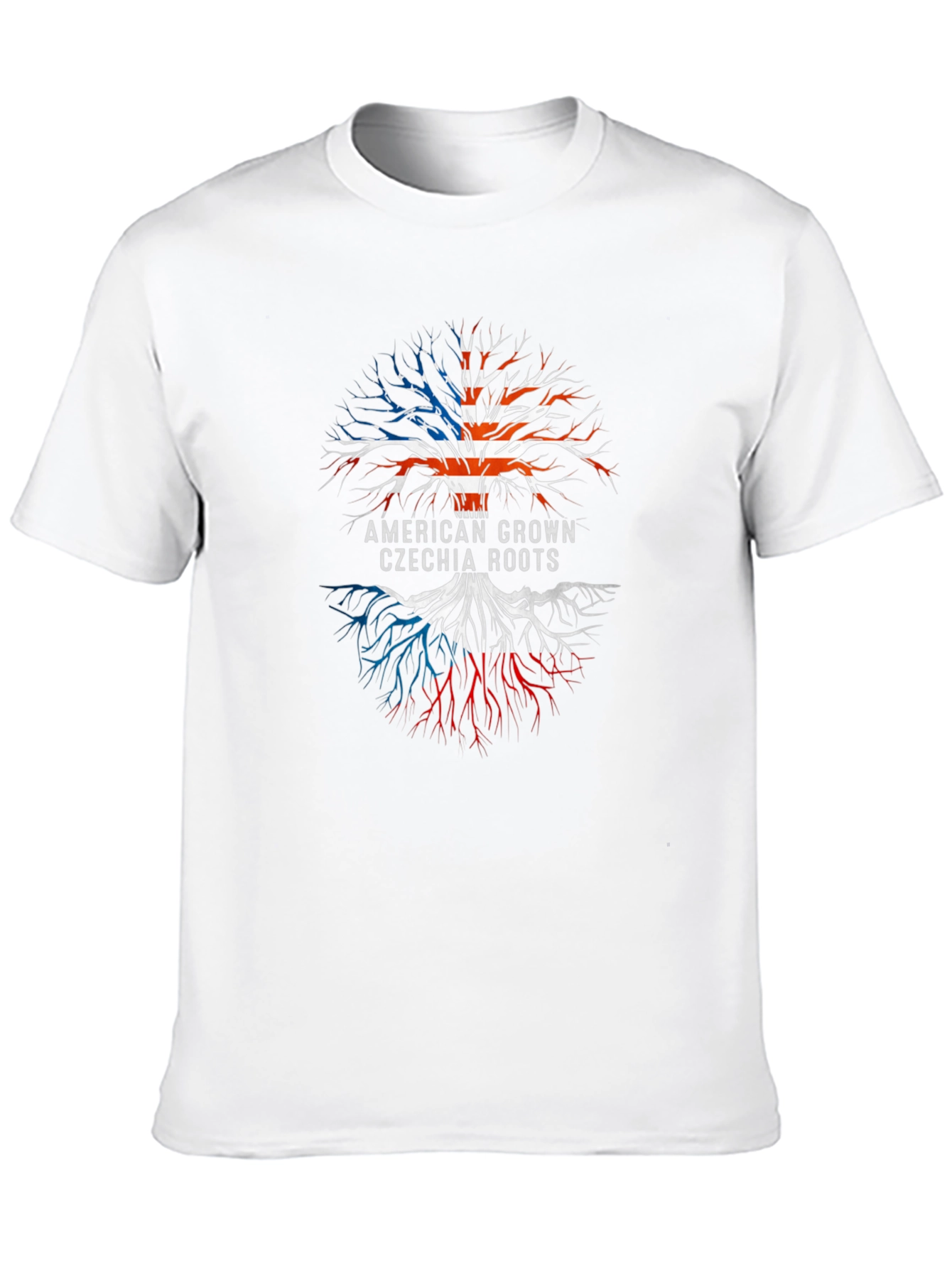 American Czech Roots Tree T-Shirt