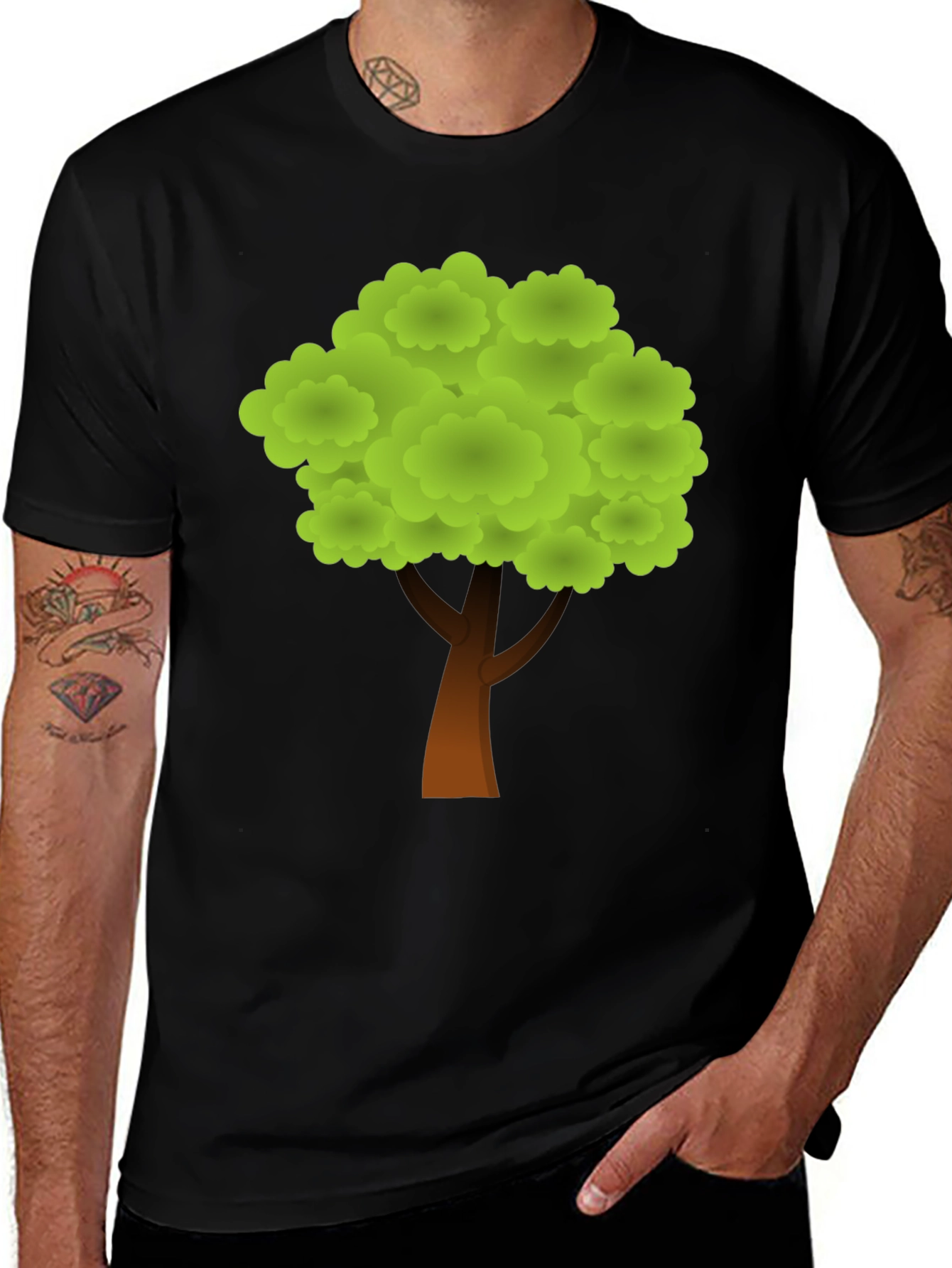 Nature Lover Tree Graphic T-Shirt