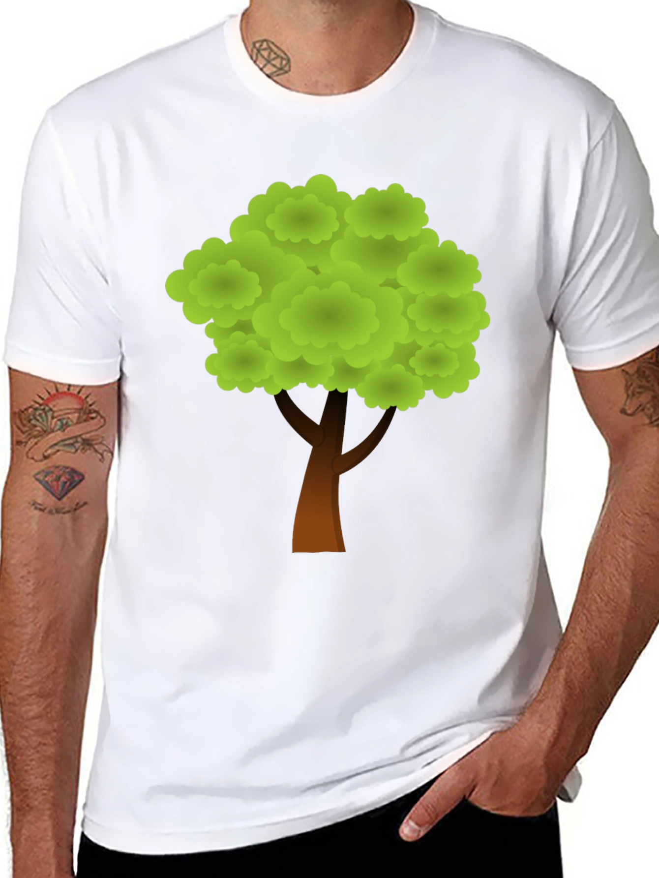 Nature Lover Tree Graphic T-Shirt