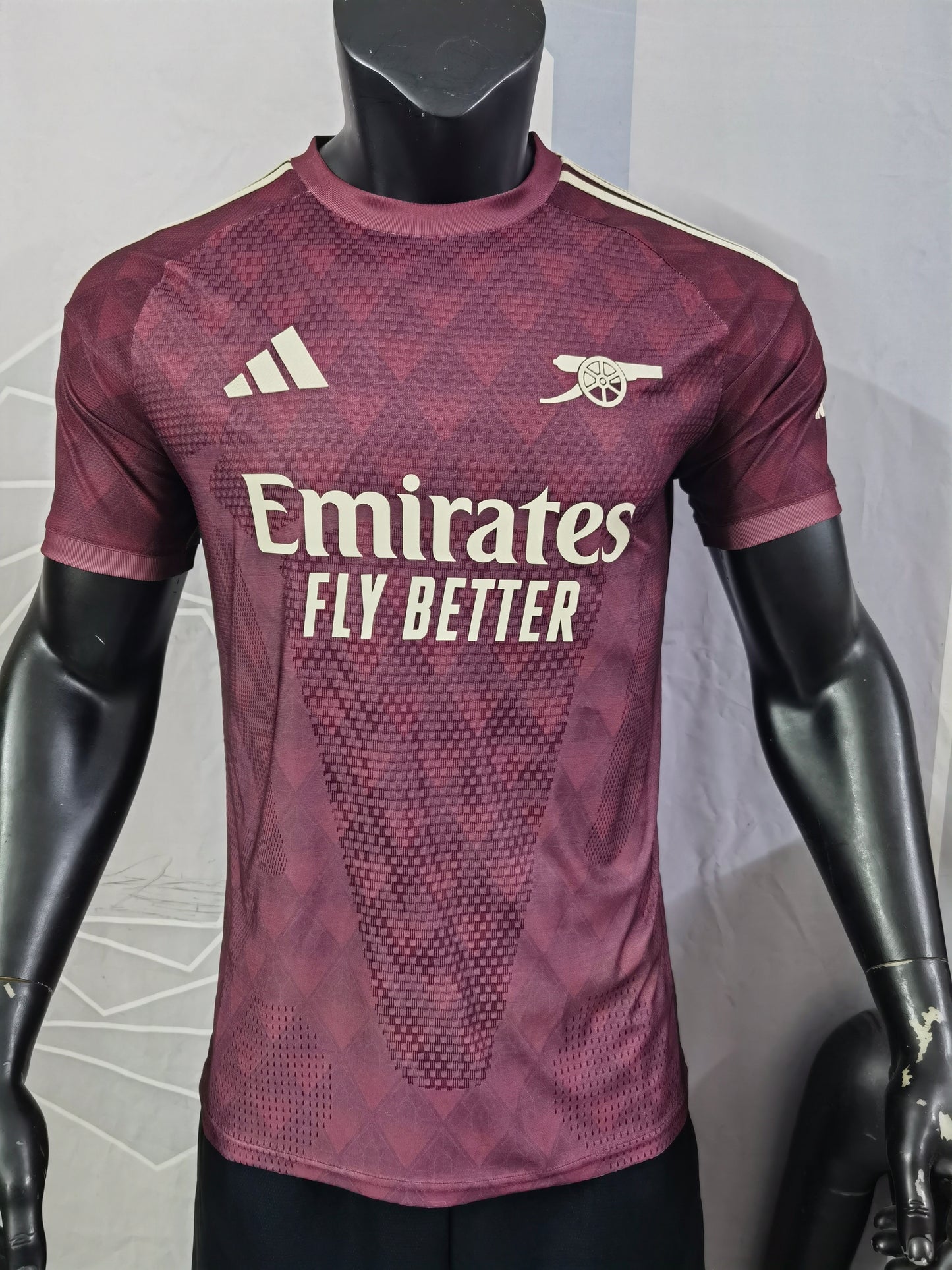 Arsenal 26-27 Maroon Player Version Soccer Jersey