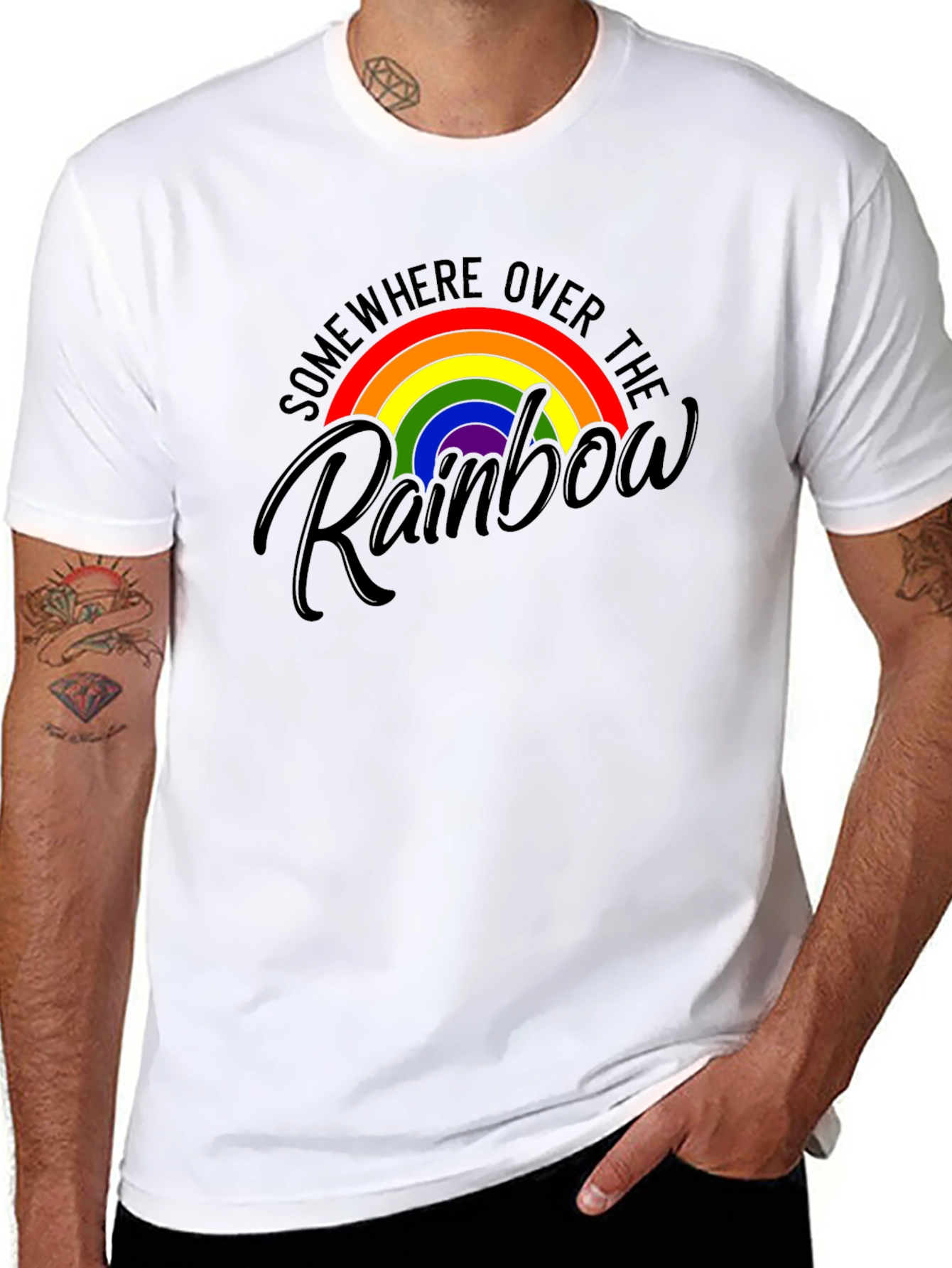 Somewhere Over the Rainbow Graphic Tee